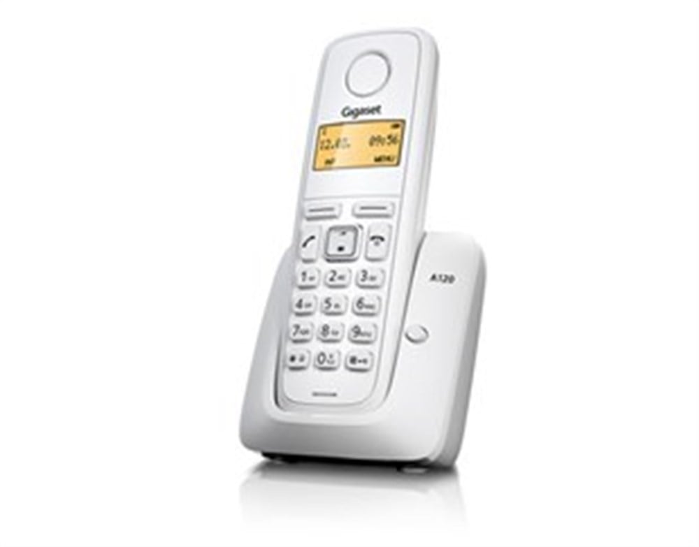 Siemens Gigaset A120 Telsiz Telefon-Beyaz