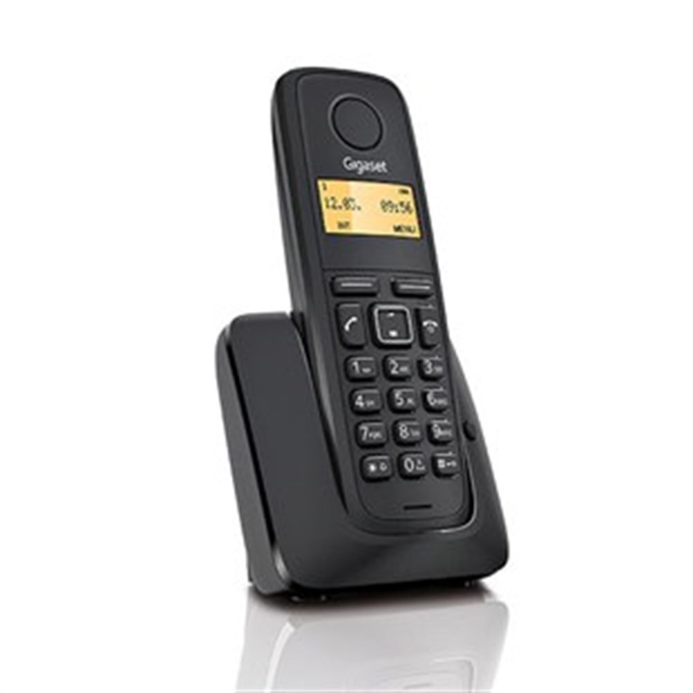 Siemens Gigaset A120 Telsiz Telefon-Siyah