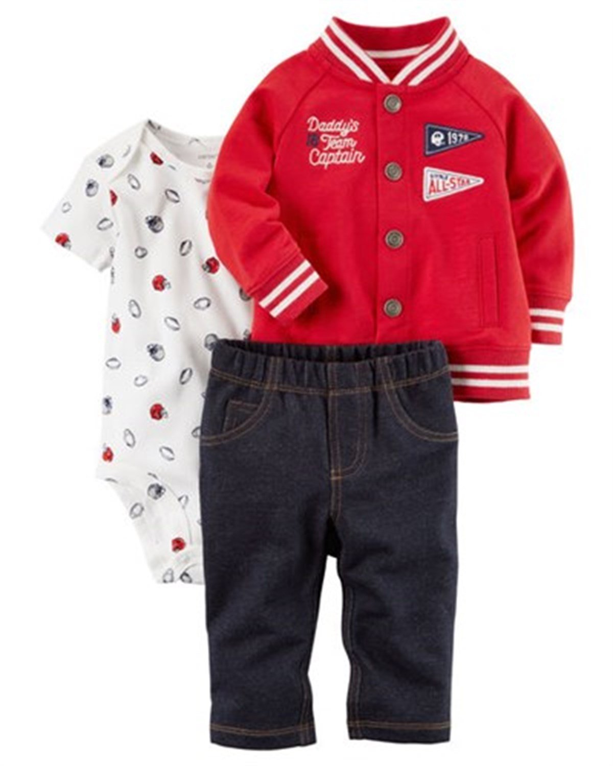 Erkek Bebek 3'lü Set 