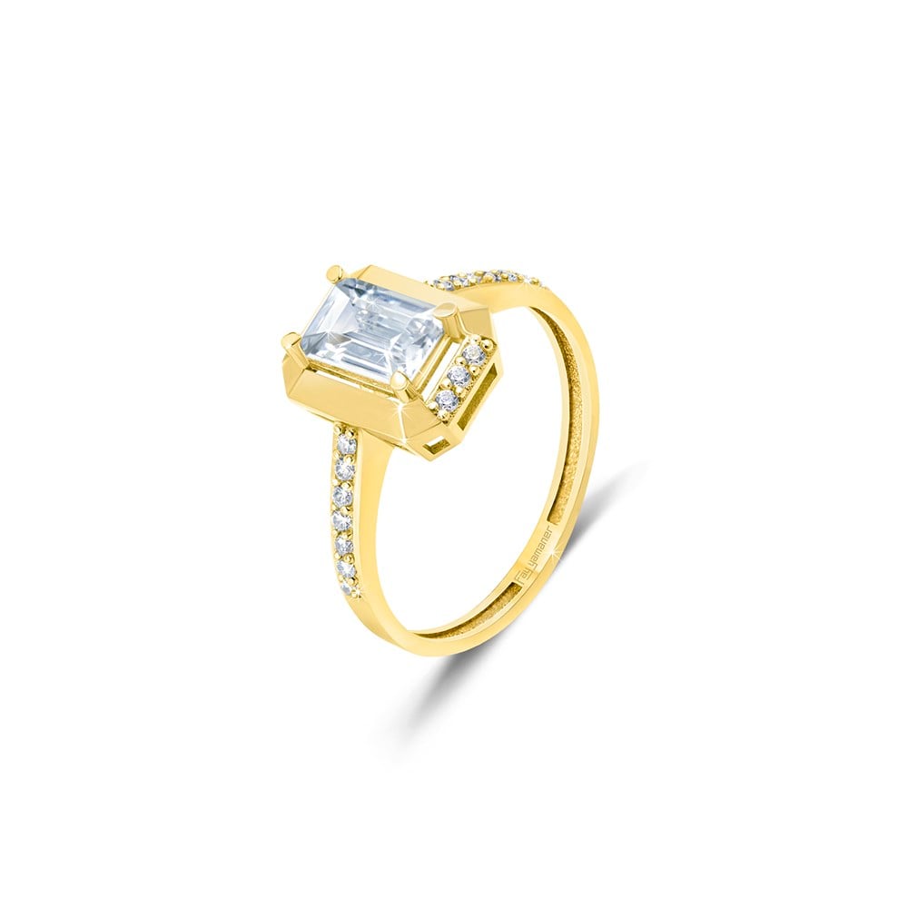 Tektaş Baget Altın Yüzük