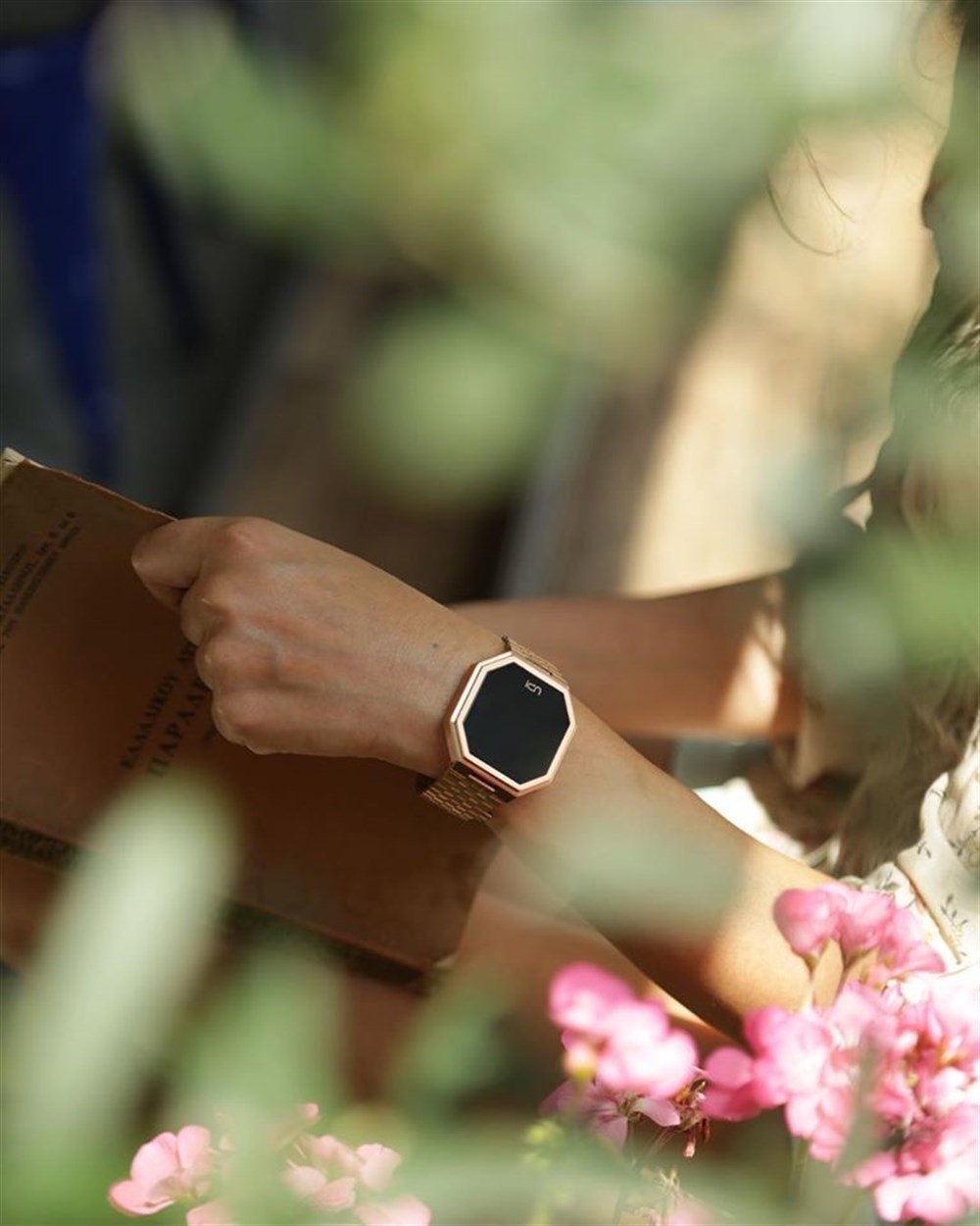 UPWATCH EDGE MATTE ROSE GOLD