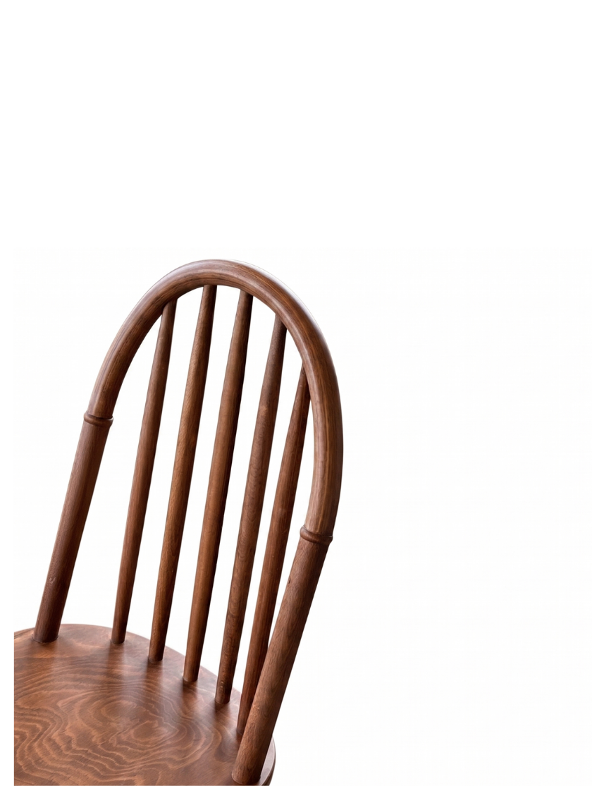 woodenbend, Laura 2'li Ceviz Amerikan Sandalye | Klasik Kayın Ağacı Ahşap Yemek ve Mutfak Sandalyesi