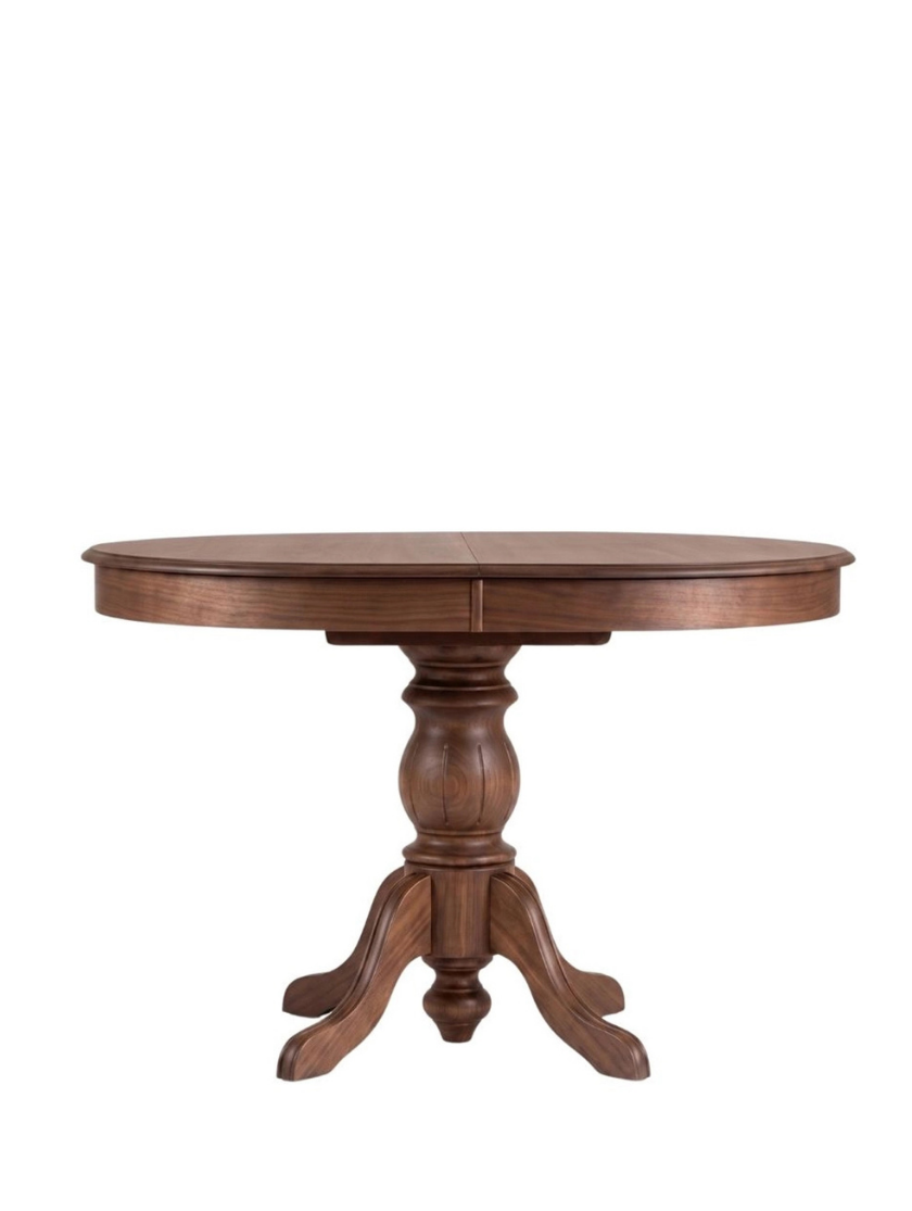 woodenbend, Ronya Ceviz Oval Açılır Masa 80x120 – 80x150 cm | İskandinav Bohem Ahşap Yemek Masası