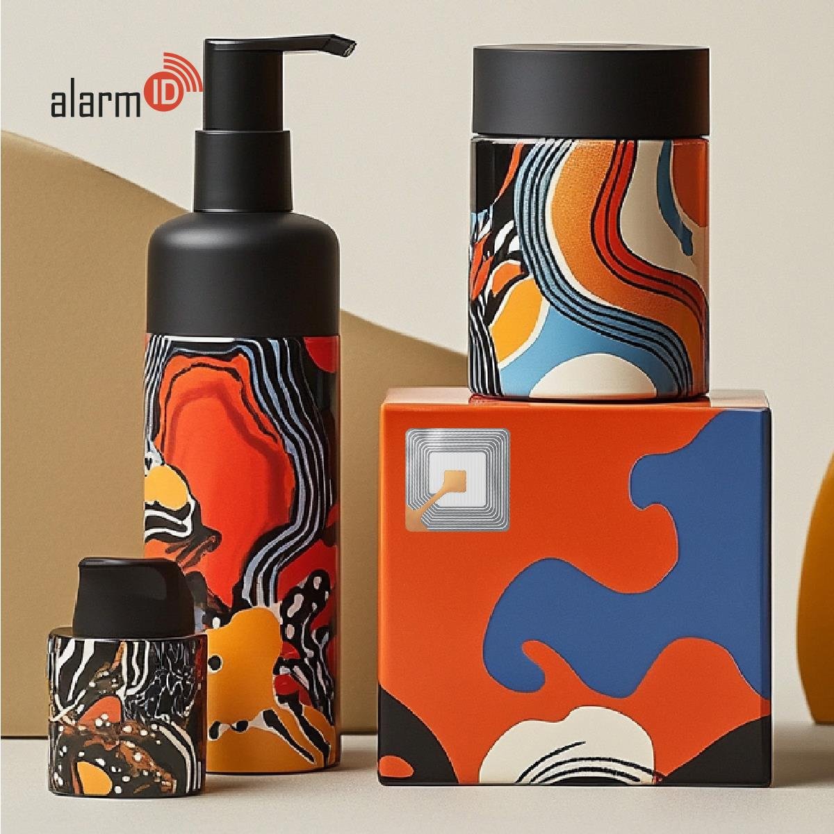 4x4 RF Barkodsuz Kağıt Alarm Etiketi (1000 Adet) - Alarmid RFID Market