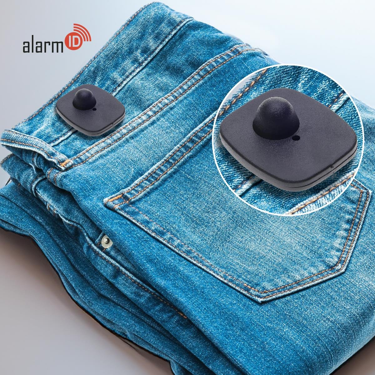 Mini Square Tshirt / Kıyafet Alarm Etiketi TS002 - Alarmid RFID Market