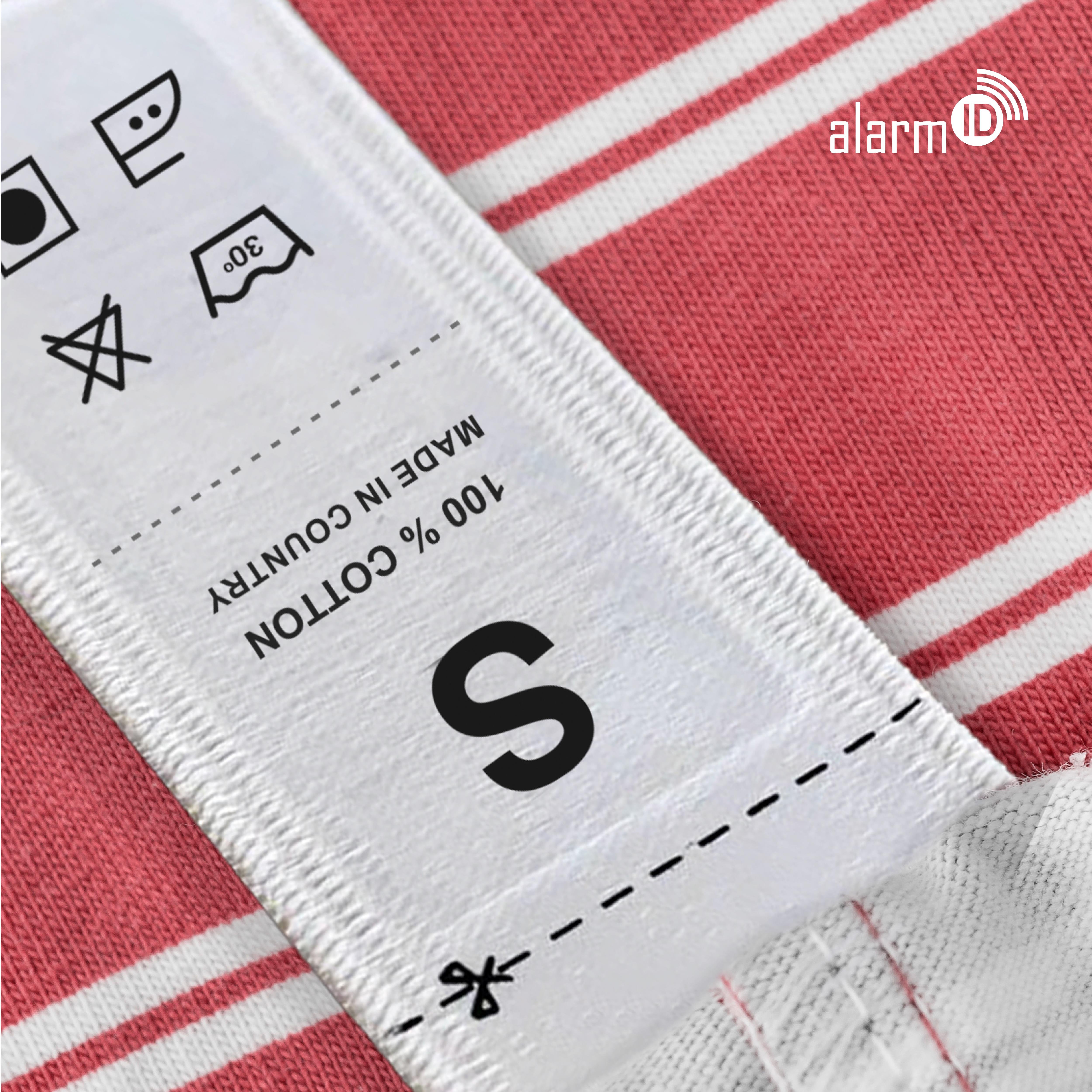 RFID Yıkama Talimat Etiketi TS34100 - Alarmid RFID Market