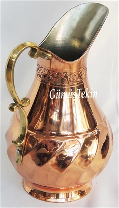 Bakır Sürahi Dilimli