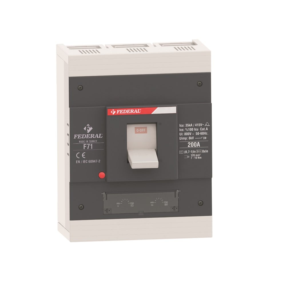 Federal  F71 800 A 35 kA Termik Mağnetik Şalter (Tmş)