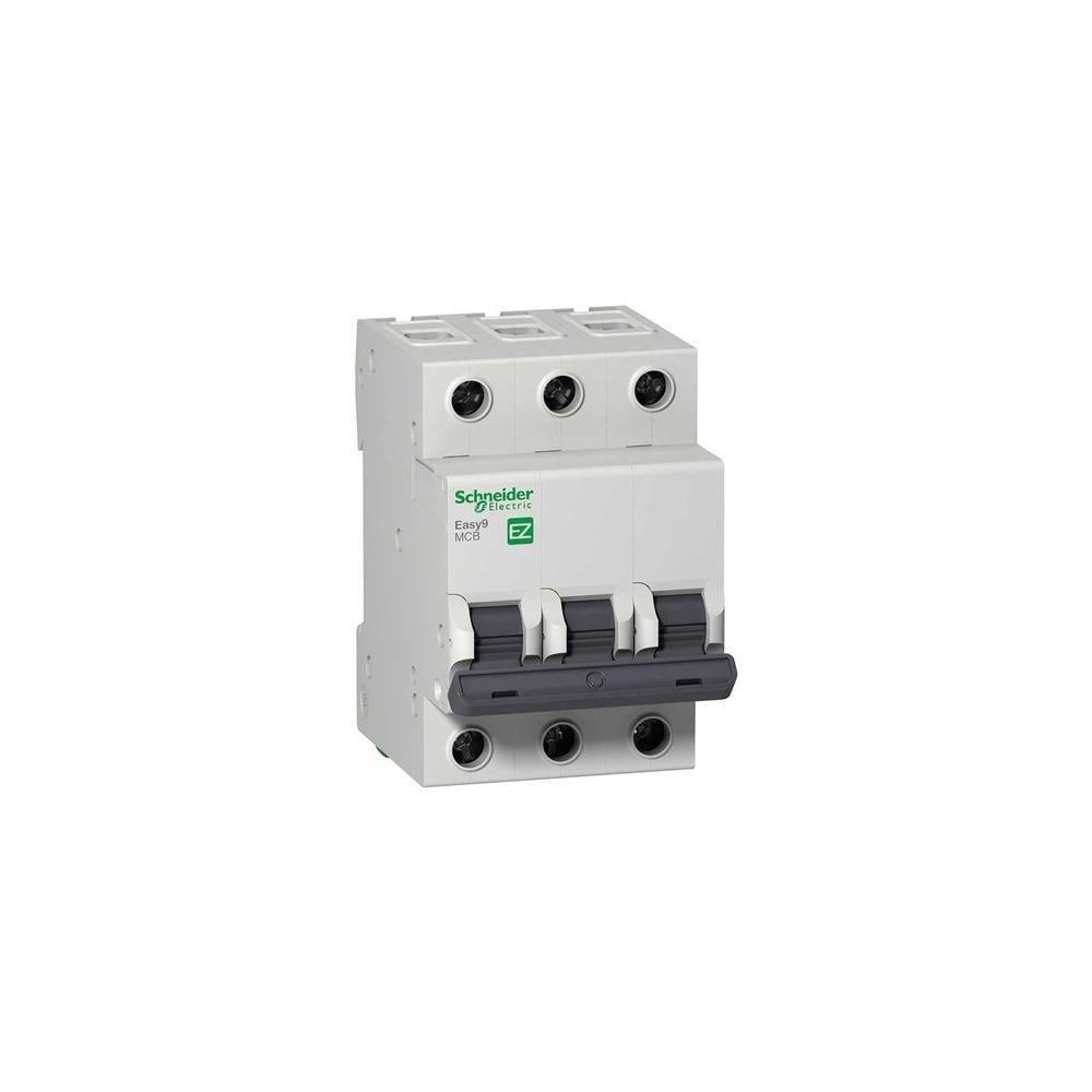 schneider  ez9f51325  easy9 mcb 3p 25a c 10000a 400v minyatür devre kesici