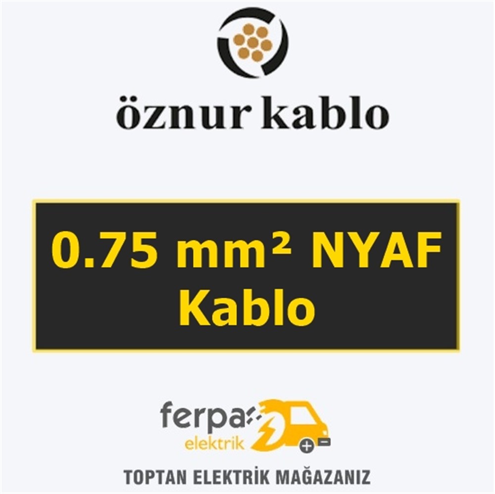 Öznur 0.75 mm² Nyaf Kablo