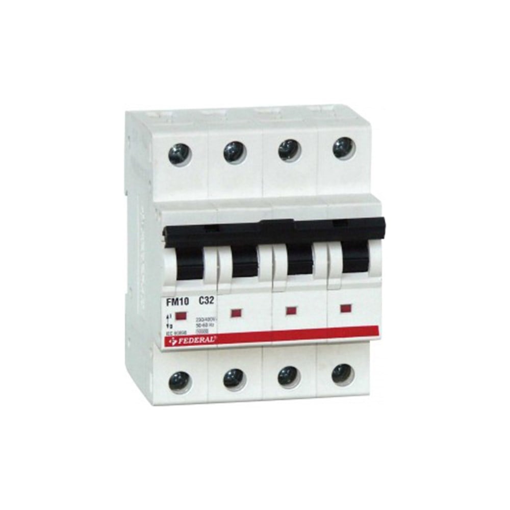 Federal  3X32 A 10 kA C Tipi Grup Otomat