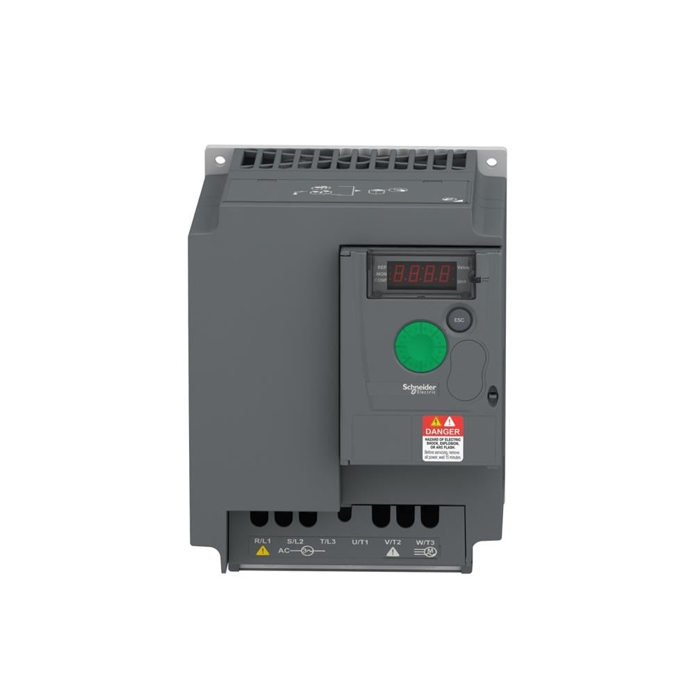 Schneider Değişken hızlı sürücü ATV310, 4 kW, 5.5 hp, 380...460 V, 3 fazlı, filtresiz ATV310HU40N4E