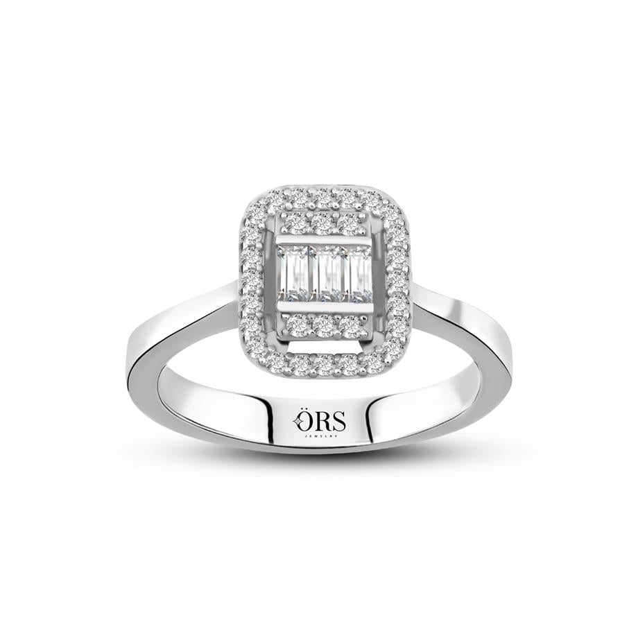 Pırlanta Montür  Baget Taşlı Yüzük