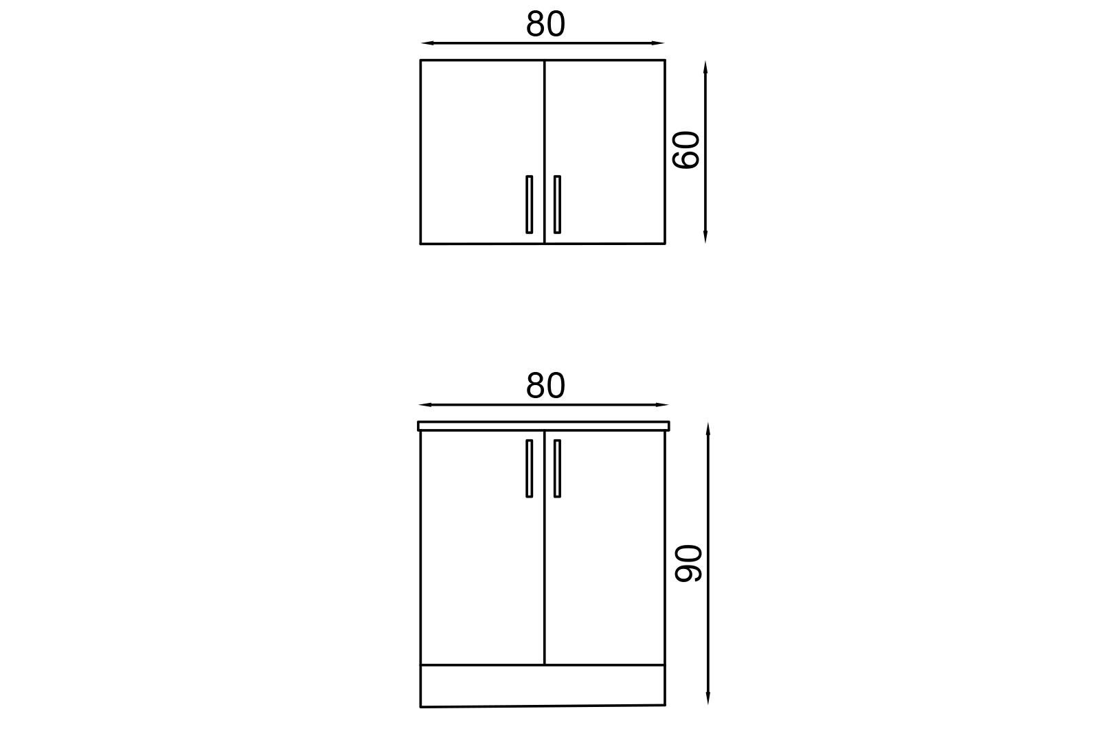  Liten 80 Cm Mini Mutfak