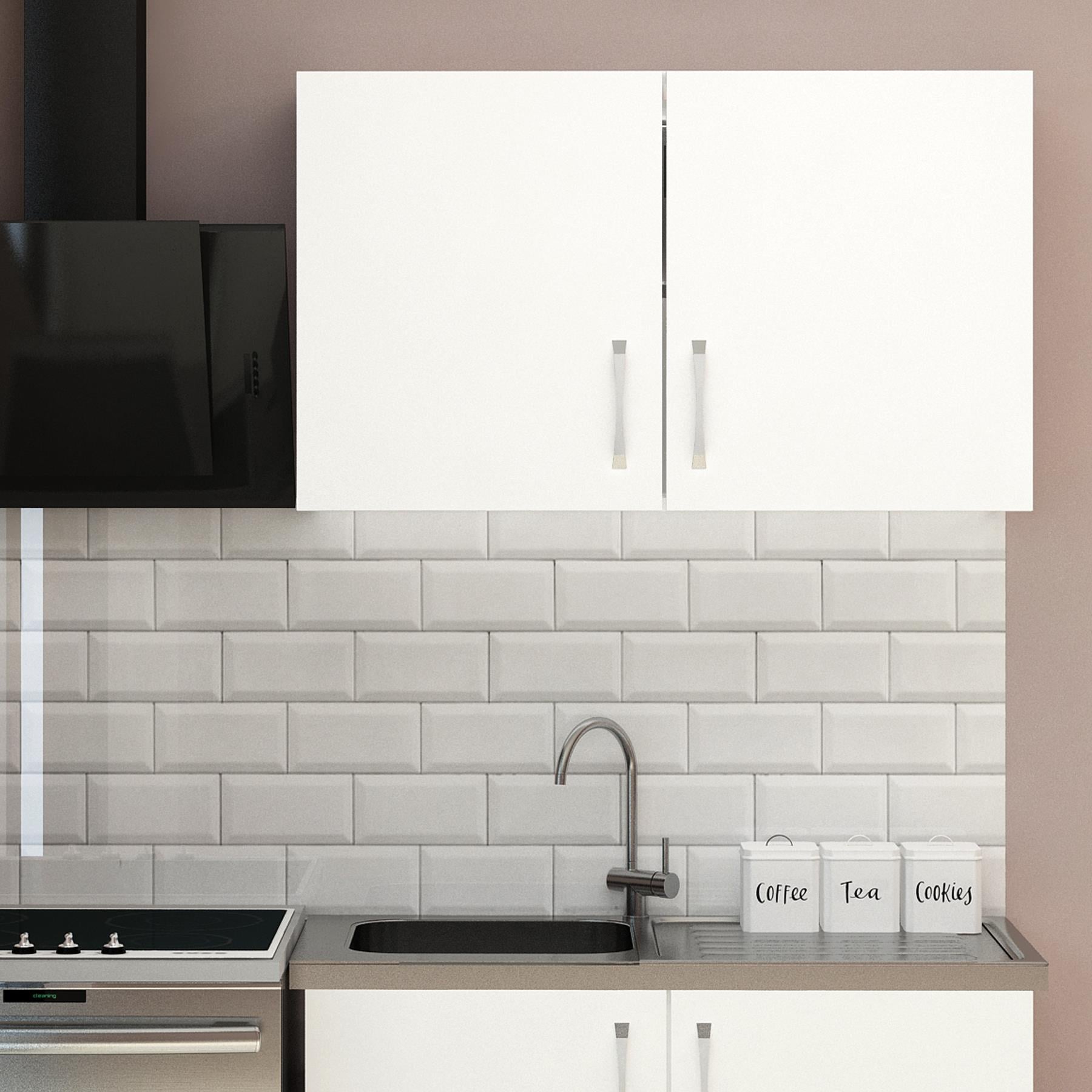 100 cm Mini Mutfak Üst Modül Dolabı