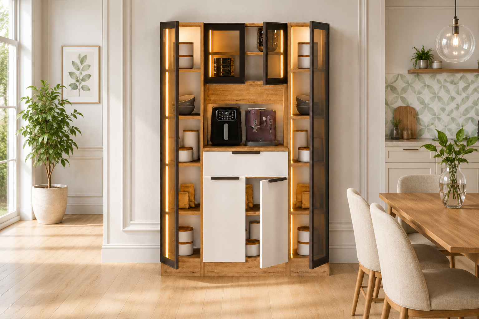 120 CM BROWN ÇOK AMAÇLI DOLAP