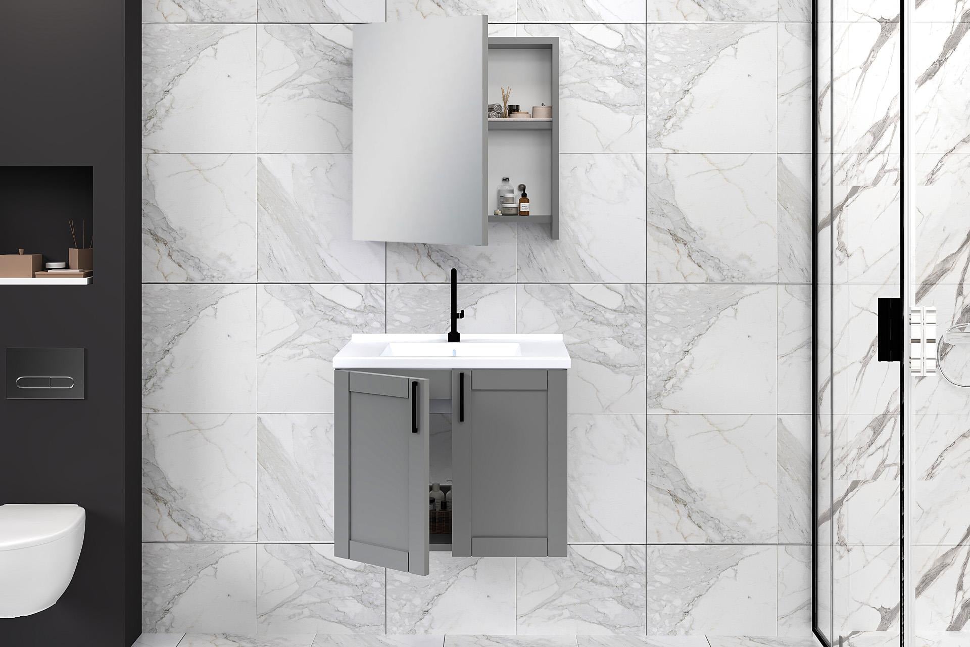 65 cm Riva Banyo Dolabı