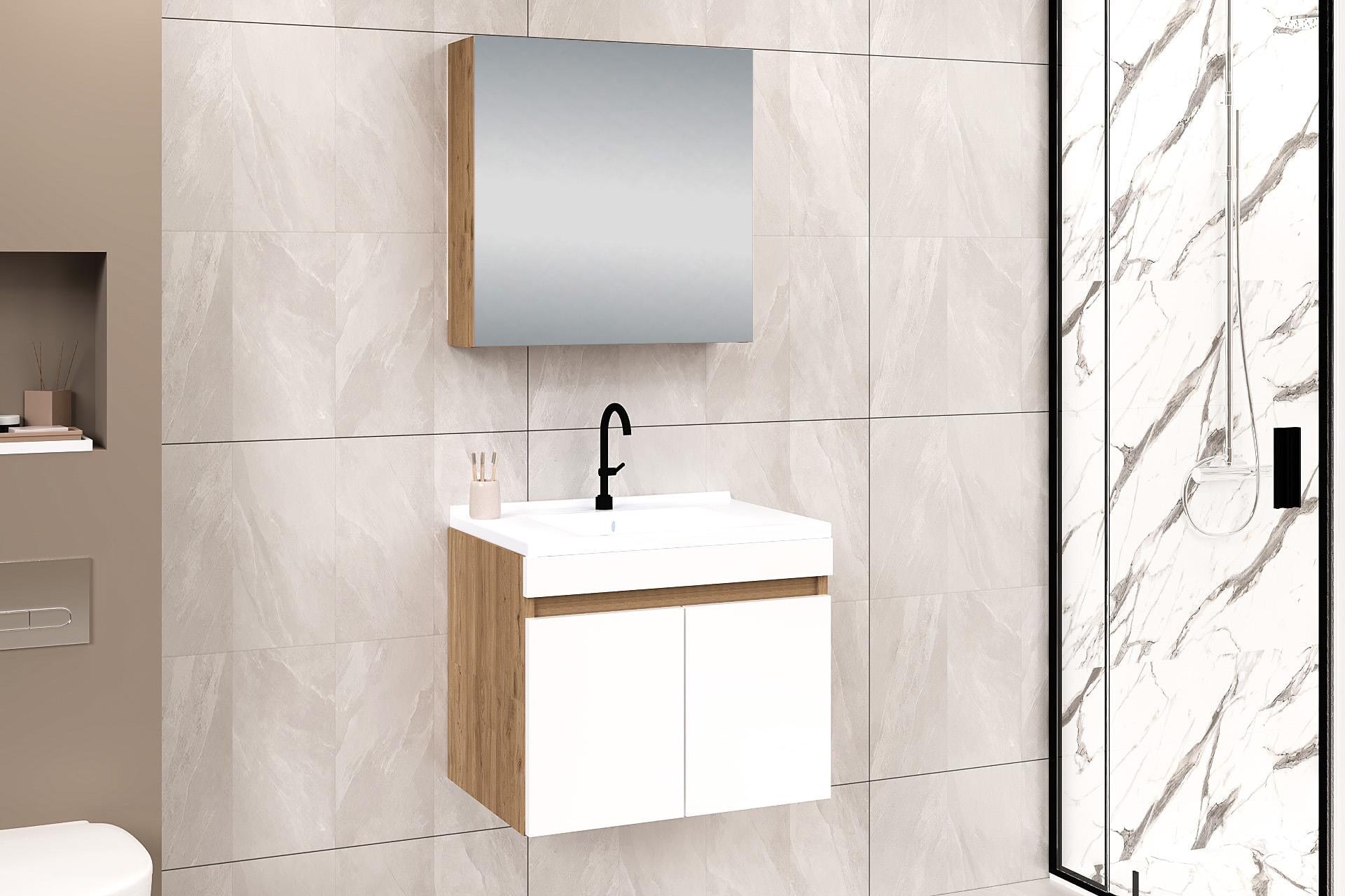 65 cm Saura Banyo Dolabı