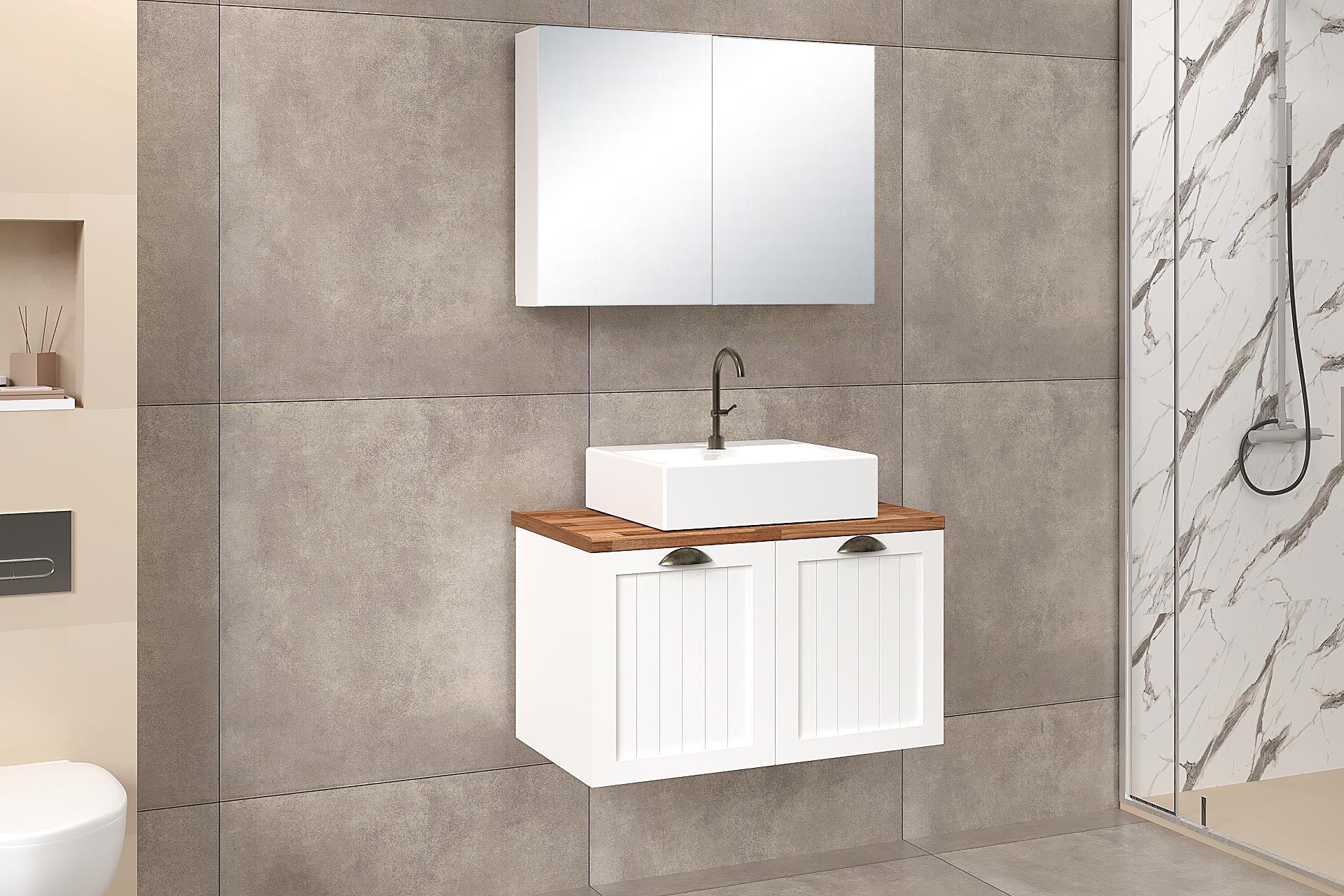 80 cm Aren Banyo Dolabı