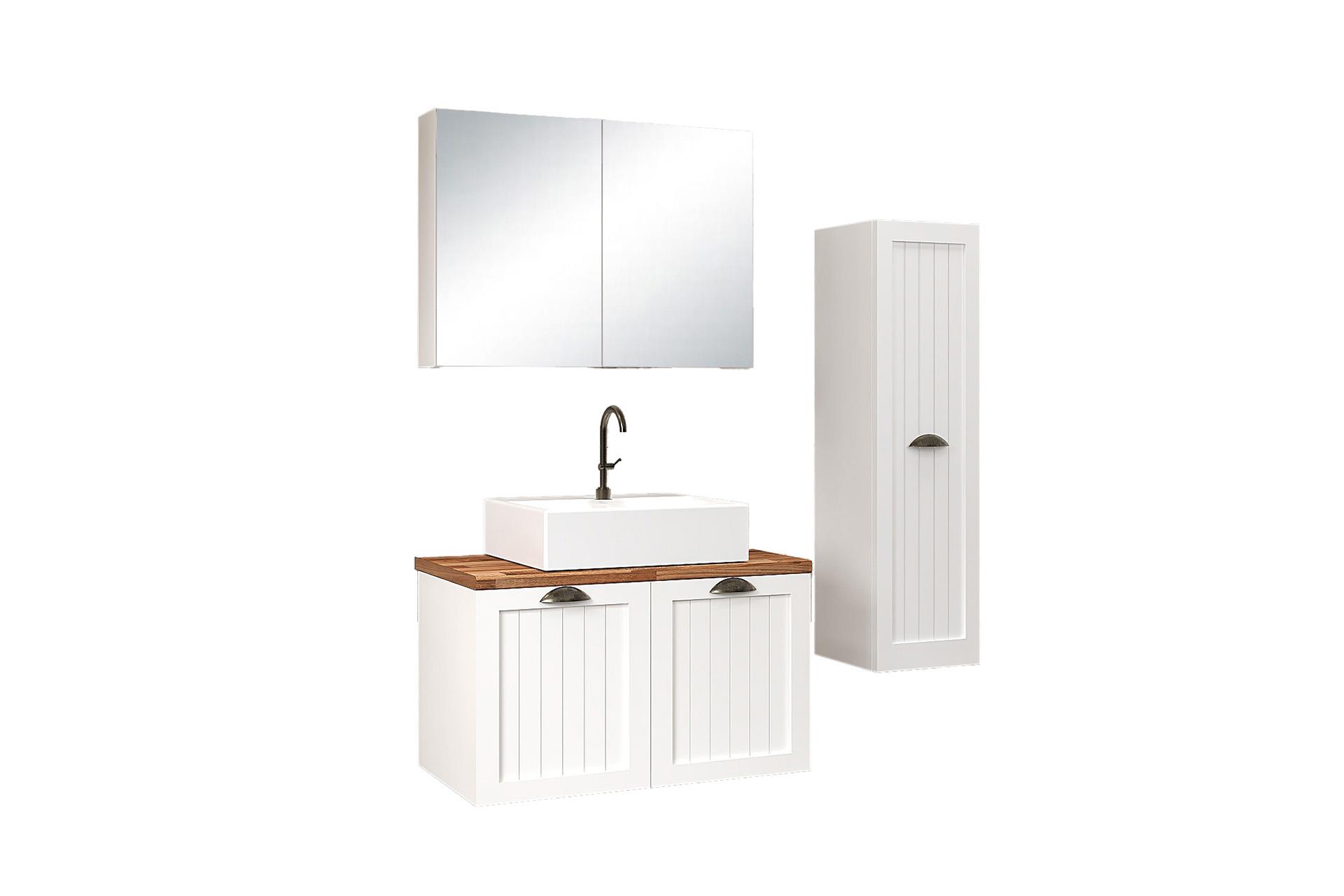 80 cm Aren Banyo Dolabı + 30 cm Aren Boy Dolabı