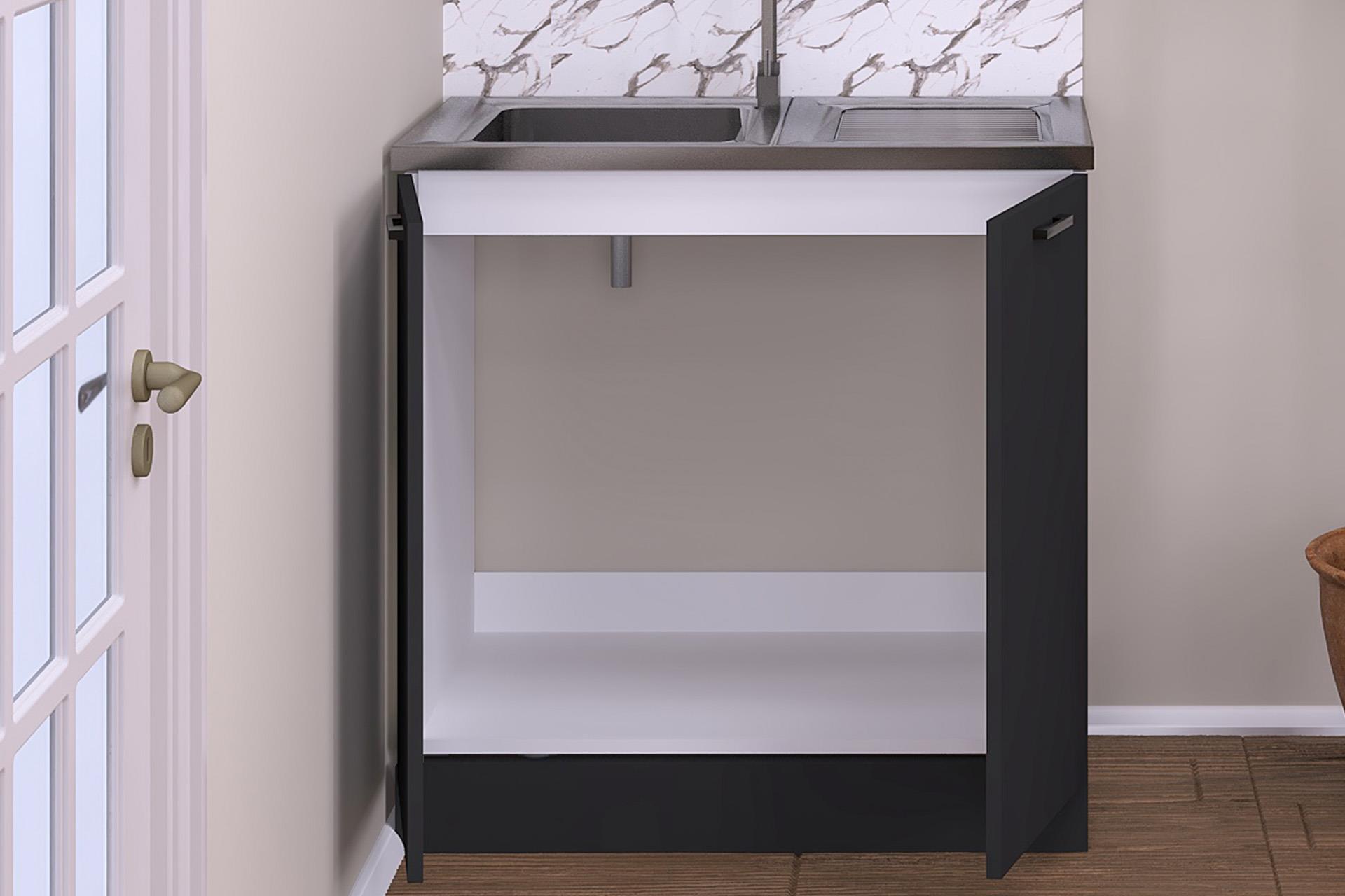 80 CM EYLÜL MUTFAK ALT MODÜL ANTRASİT
