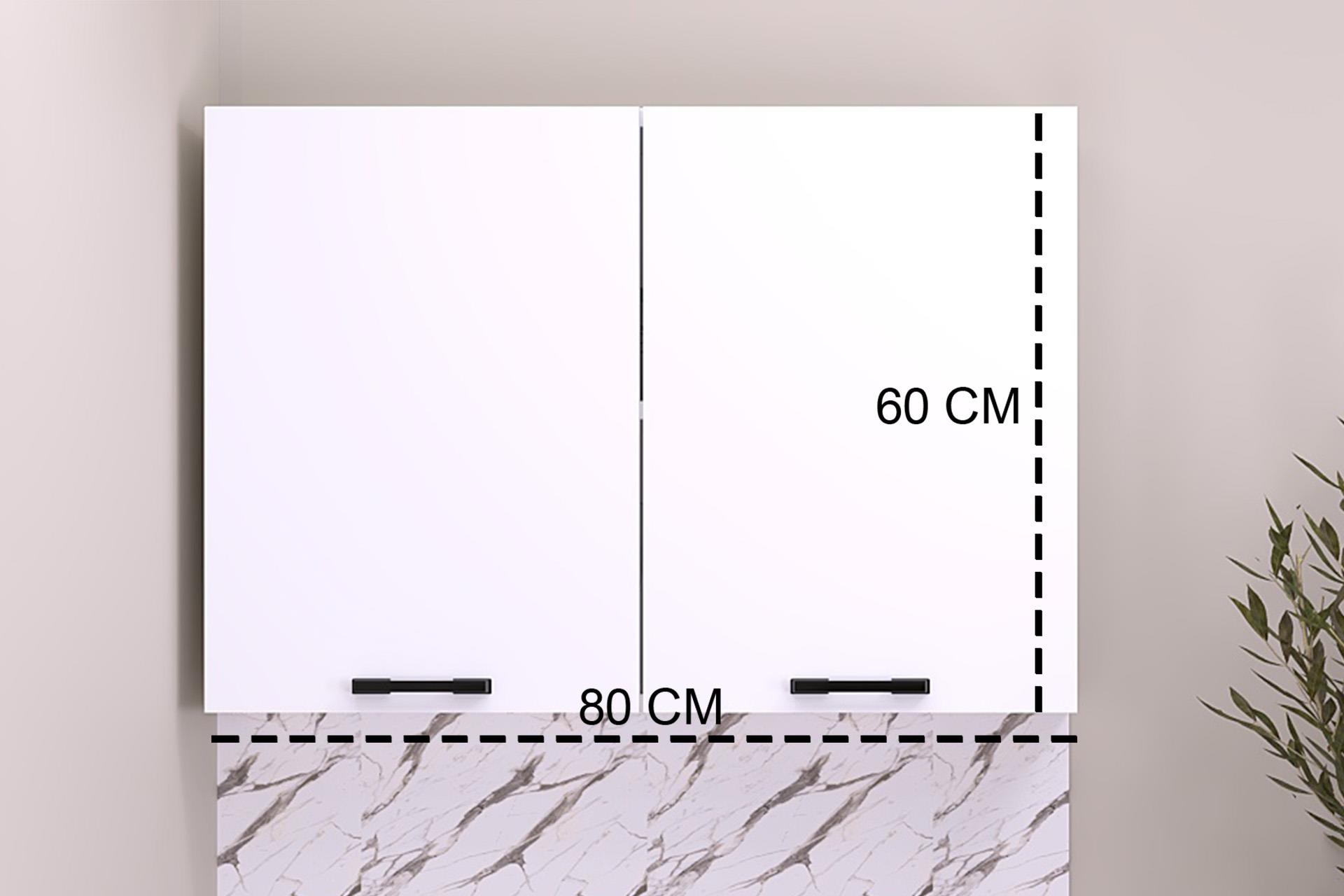 80 CM EYLÜL MUTFAK ÜST MODÜL BEYAZ