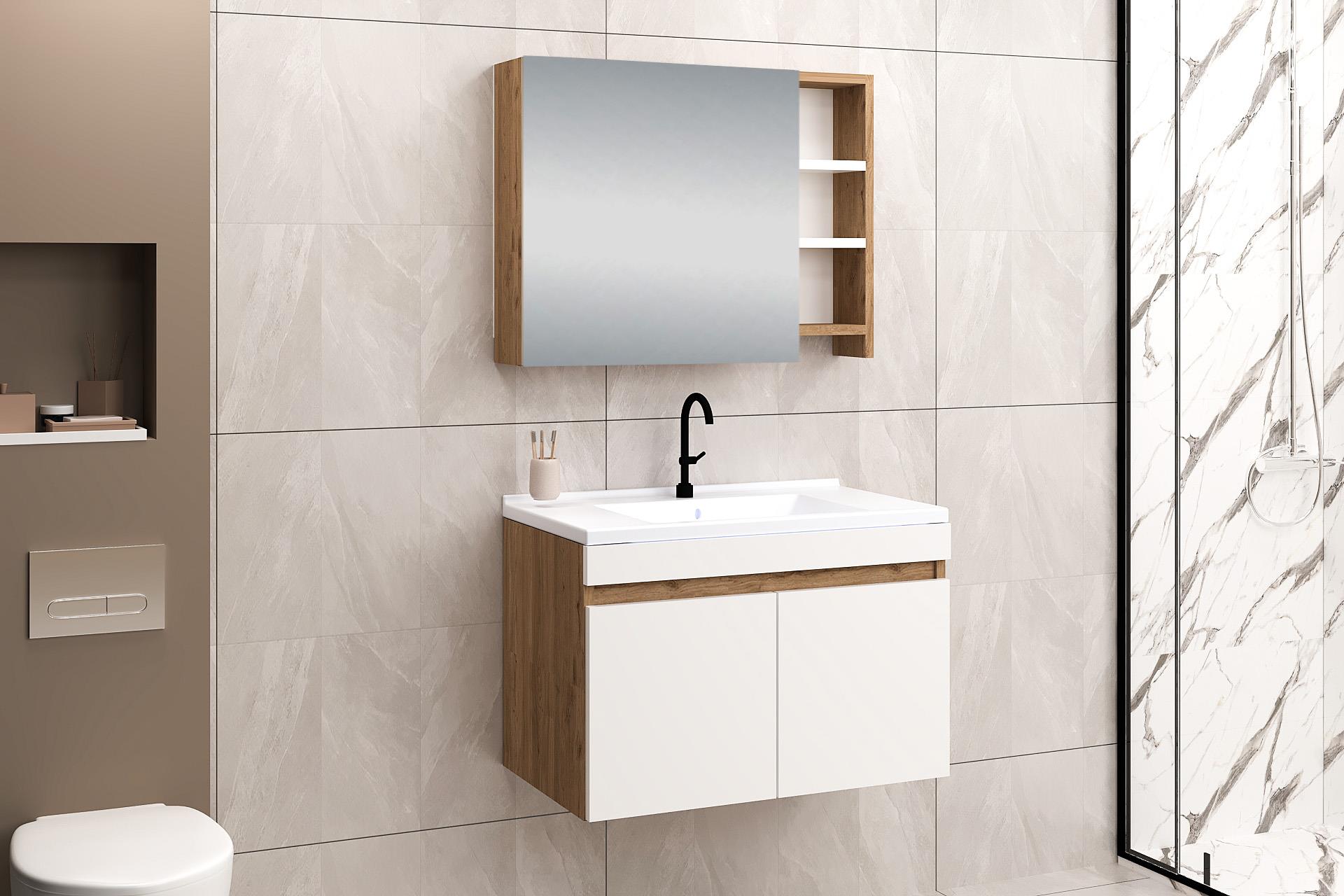 80 cm Saura Banyo Dolabı