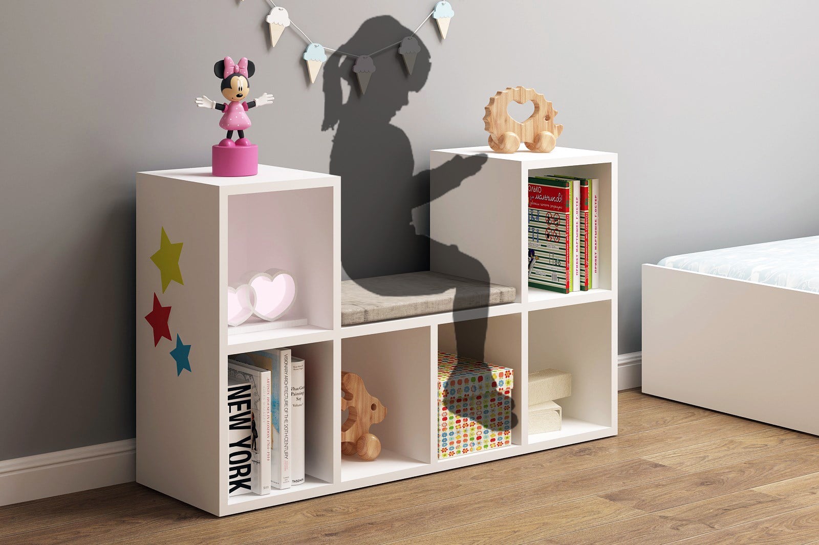 Linaza Montessori Minderli Kitaplık