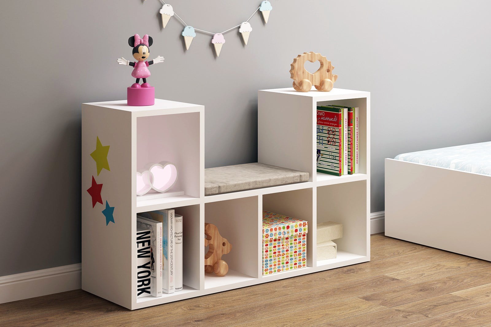 Linaza Montessori Minderli Kitaplık