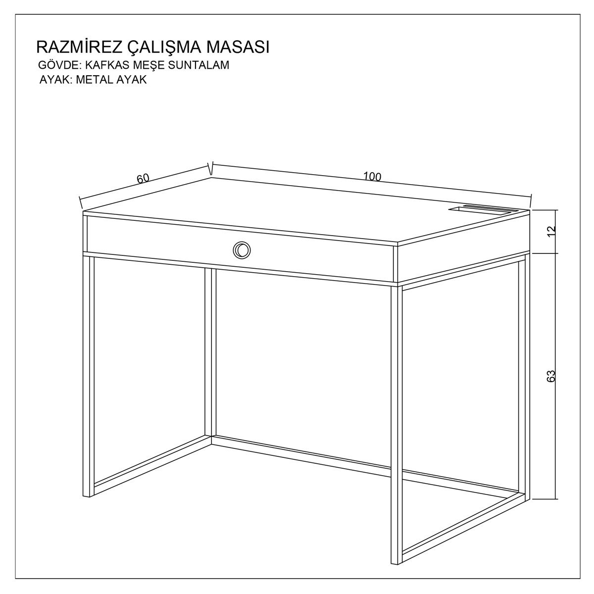 RAMİREZ ÇALIŞMA MASASI