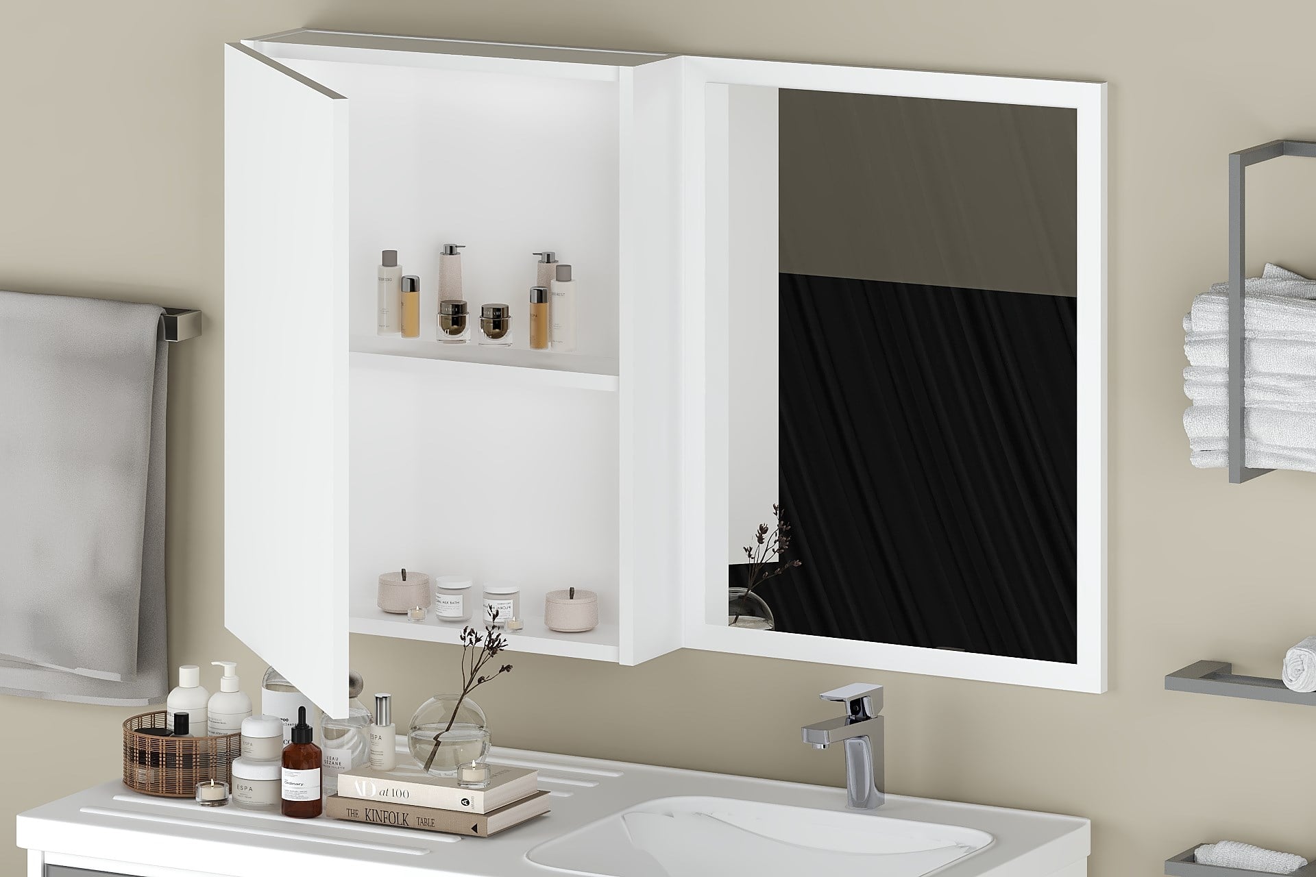 Sany Aynalı Banyo Dolabı, Banyo Üst Dolabı
