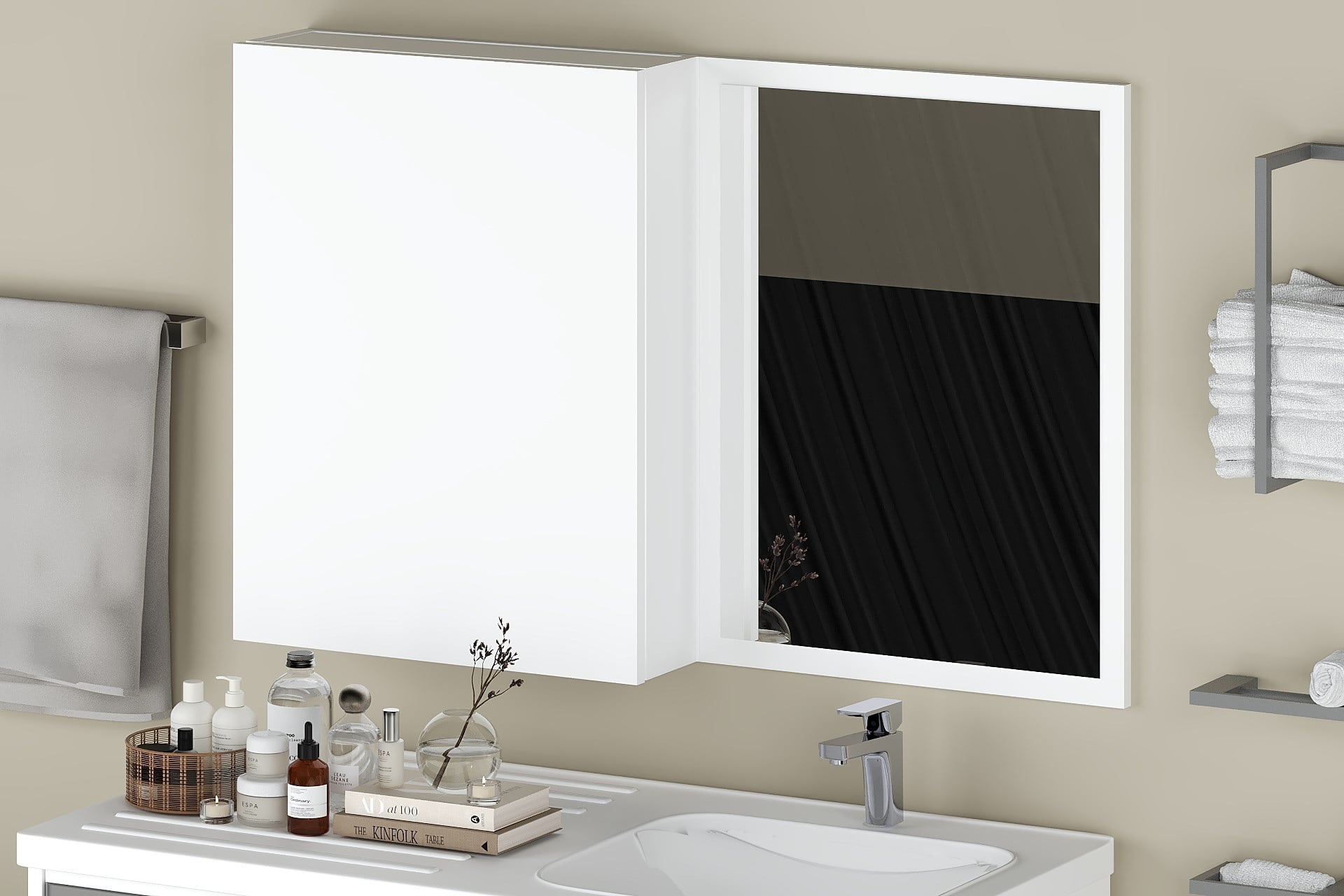 Sany Aynalı Banyo Dolabı, Banyo Üst Dolabı