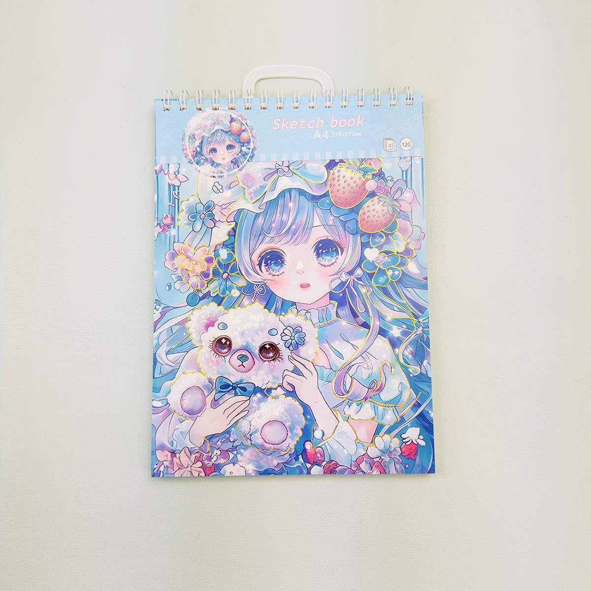 Anime Tasarımlı Sketchbook