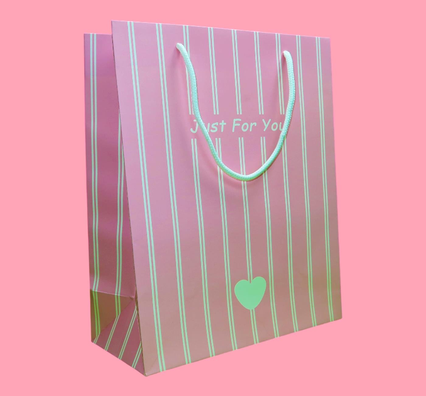 Bam 2103 Renkli Karton Çanta 32x26x12 cm x12