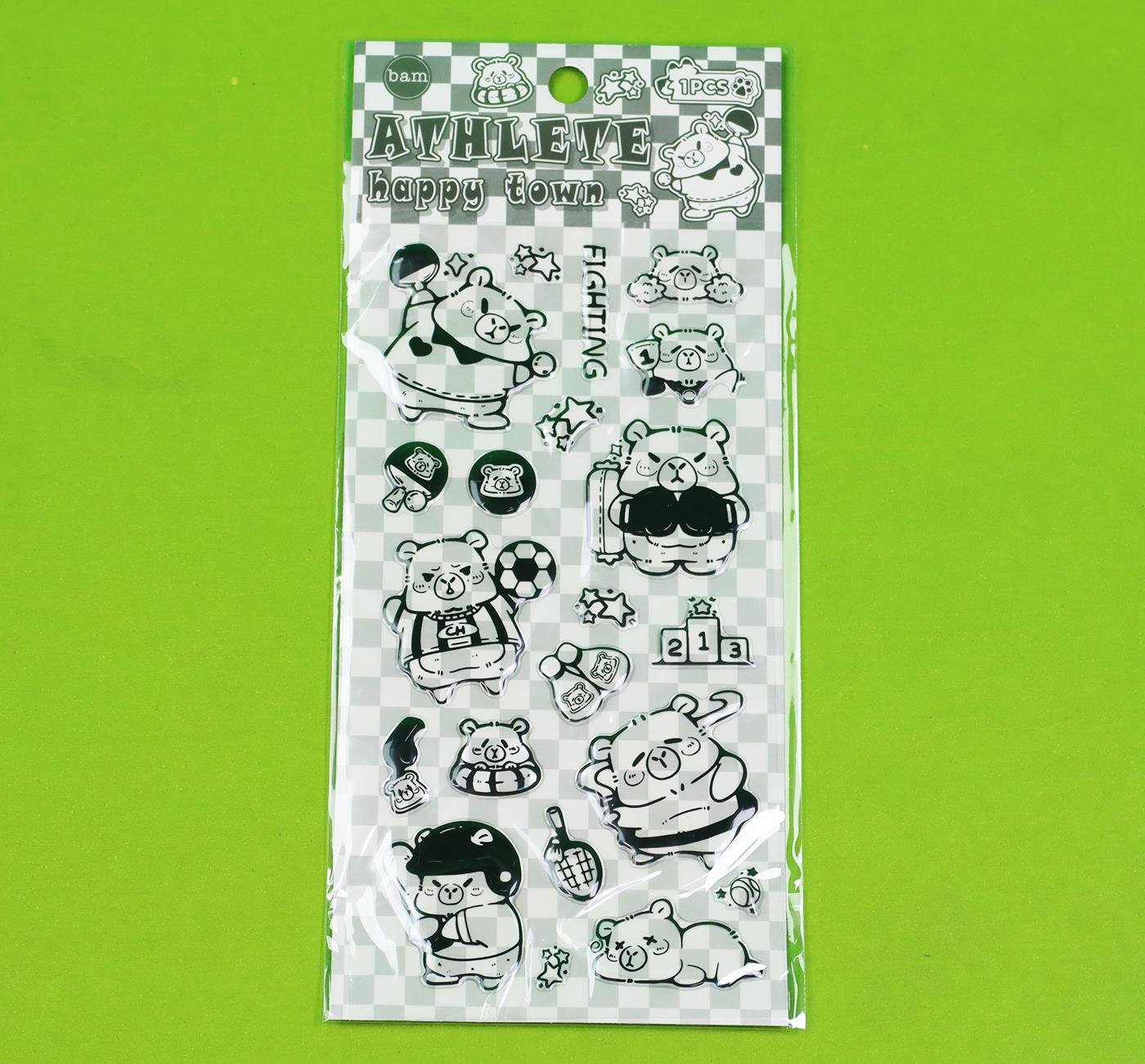 Bam 2111 Şeffaf Sticker x12