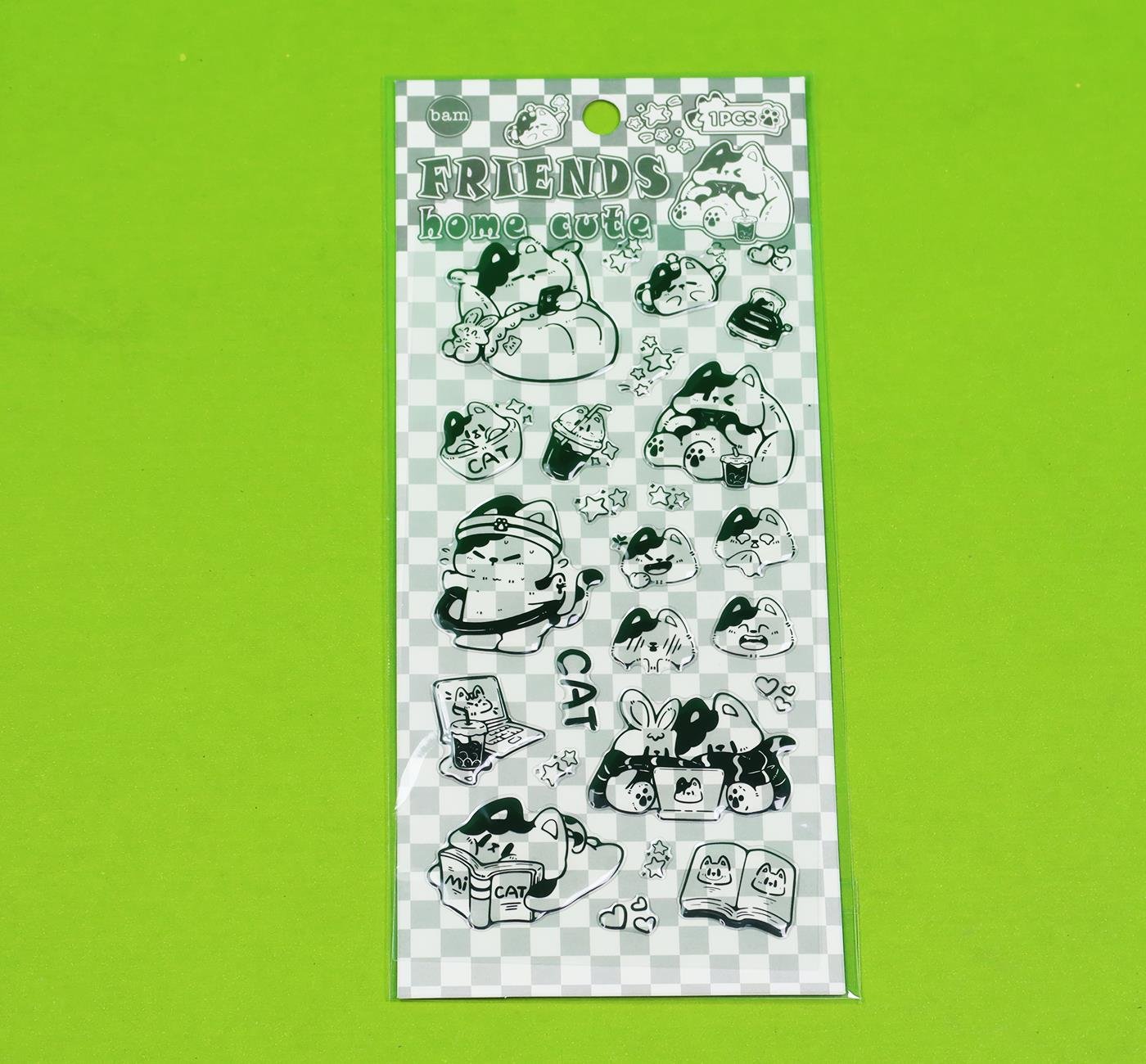 Bam 2111 Şeffaf Sticker x12