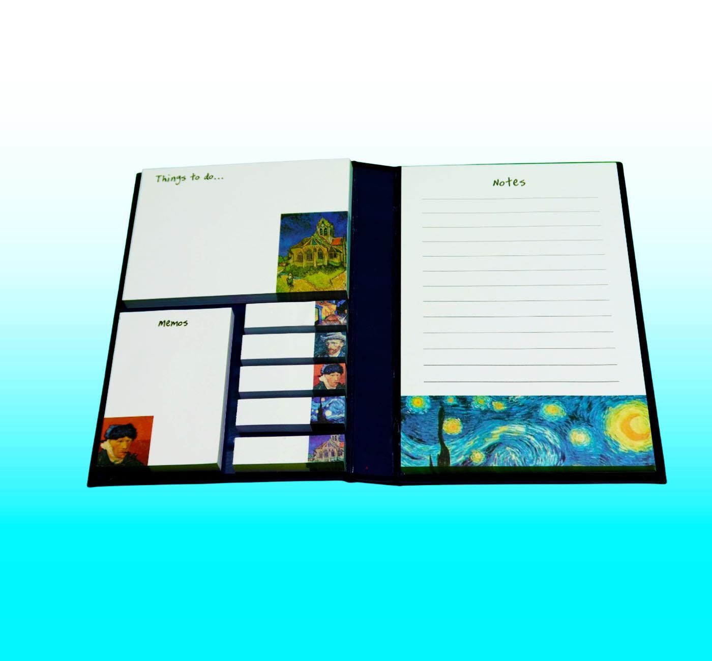 Bam 2115 Van Gogh Tasarımlı Post-it Not Defteri x10