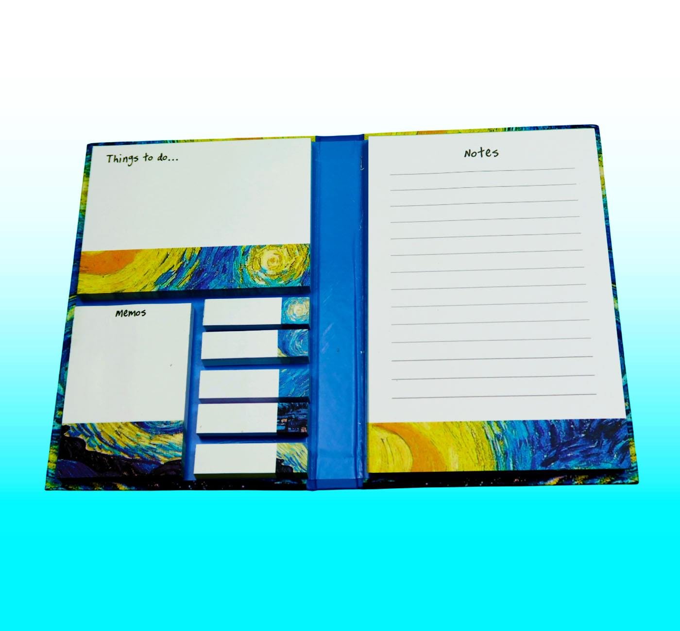 Bam 2115 Van Gogh Tasarımlı Post-it Not Defteri x10