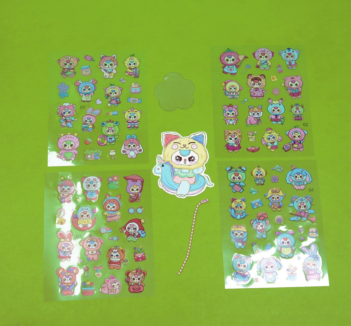 Bam 2121 4 Sayfa Sticker Anahtarlık 