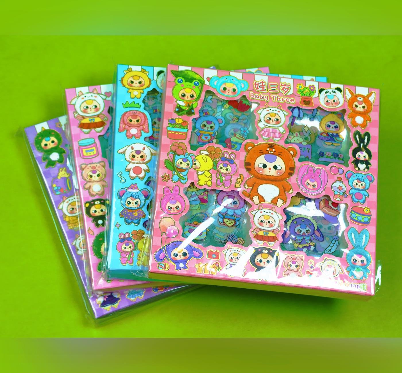 Bam 2124 4 Bölmeli 100 adet Sticker x10