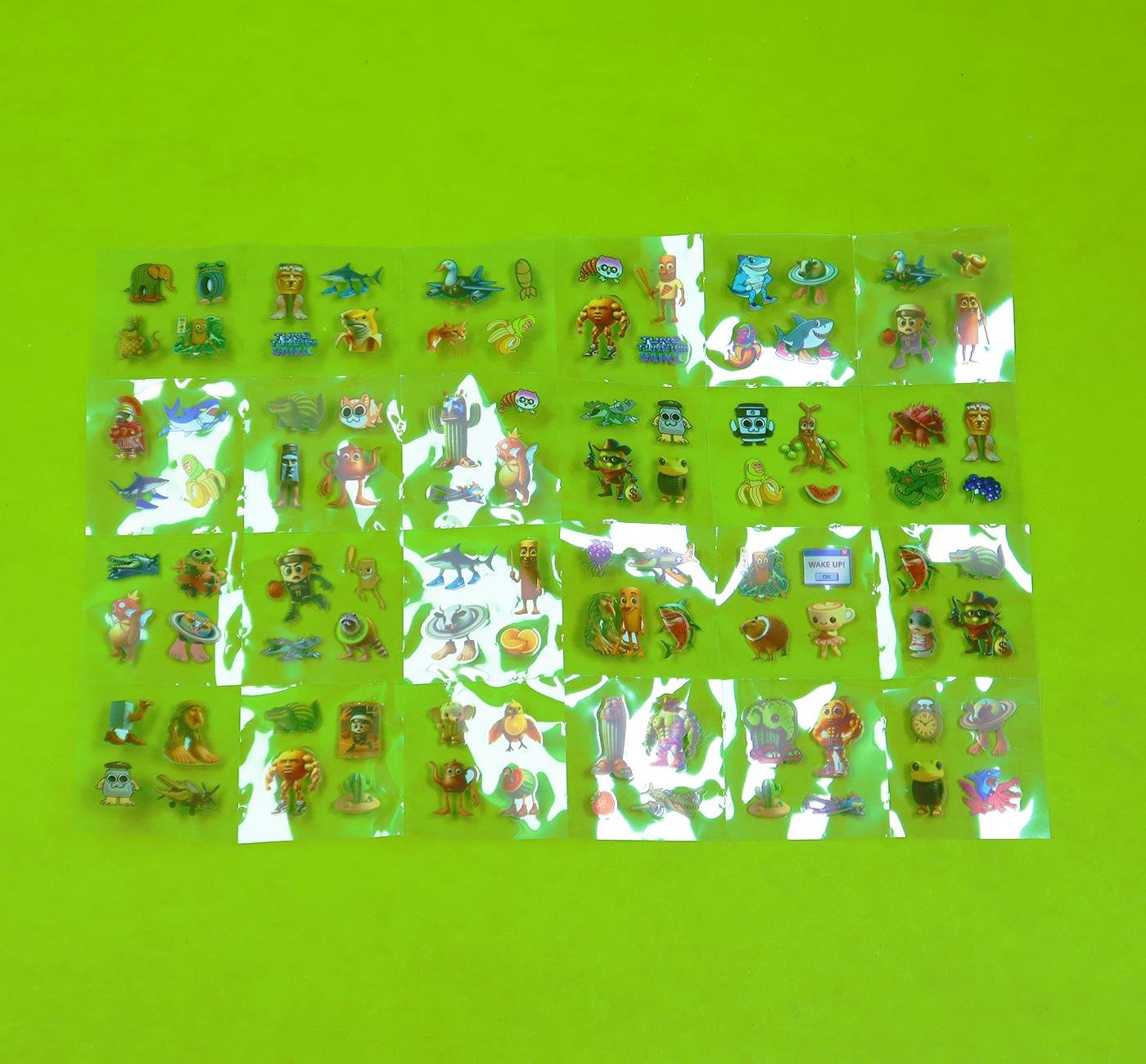 Bam 2125 4 Bölmeli 100 adet Sticker x10