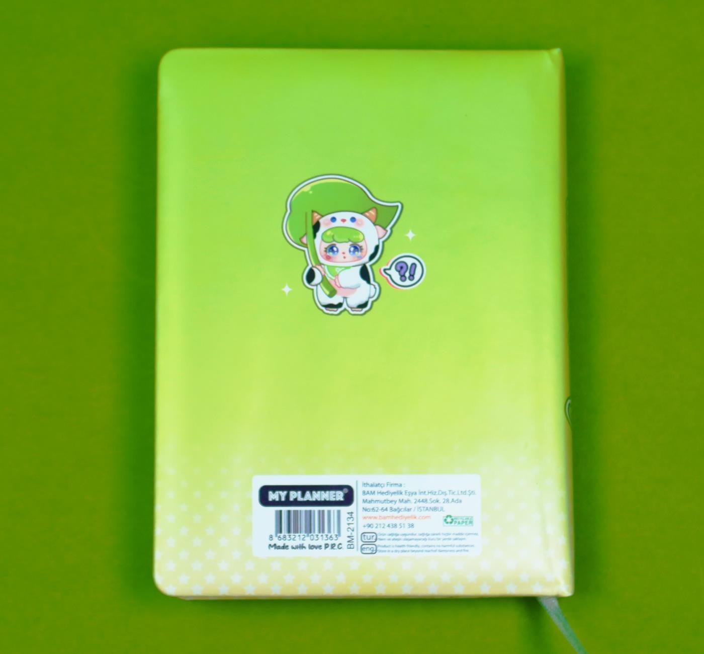 Bam 2134 Yapboz Kapaklı Kız Defter x 12