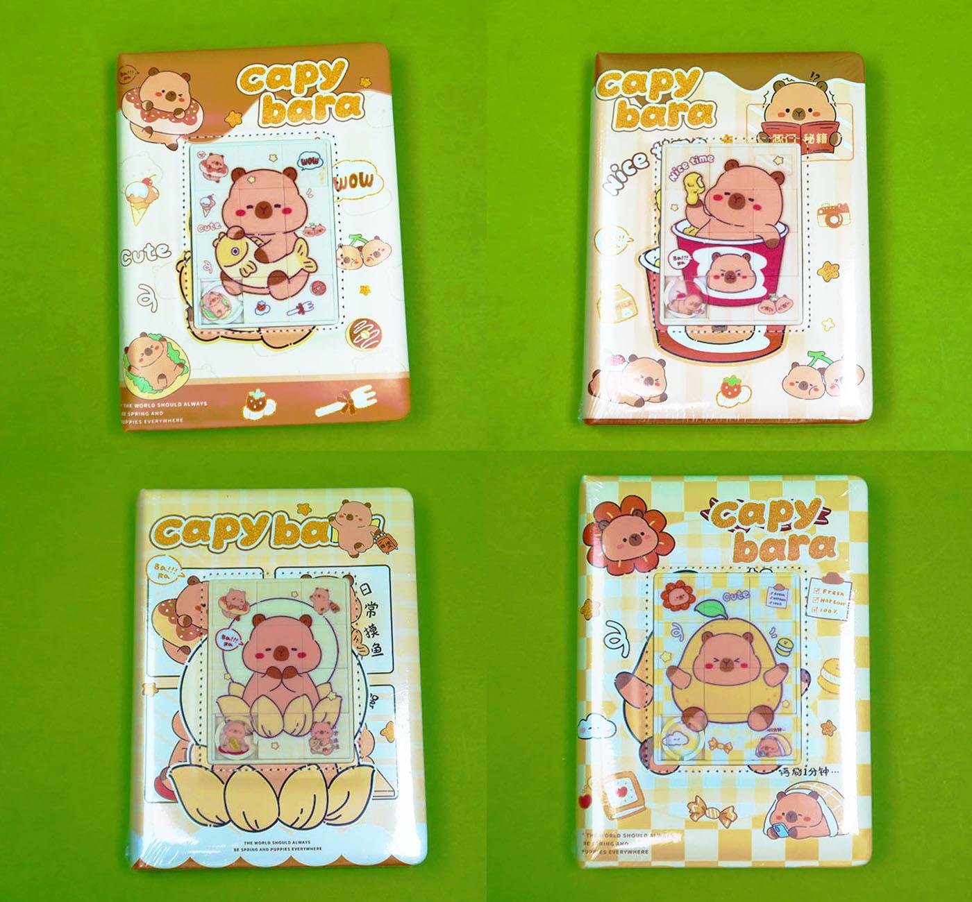 Bam 2135 Yapboz Kapaklı Capybara Defter x 12