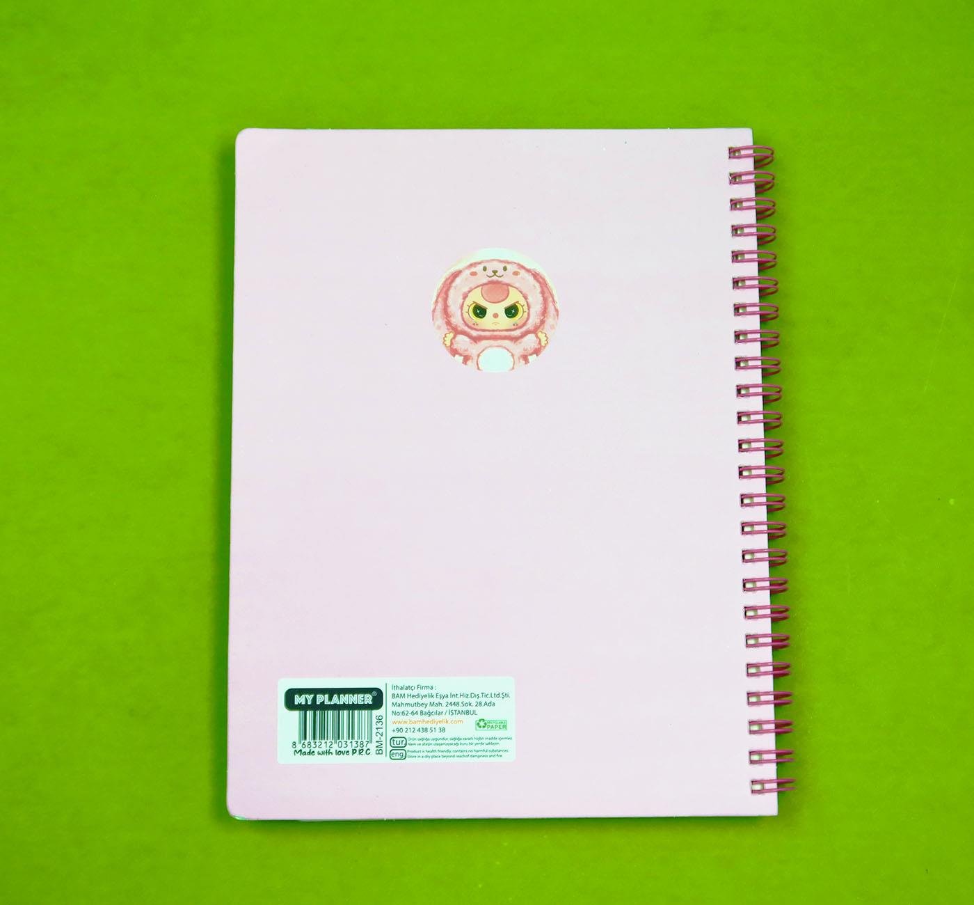 Bam 2136 Kostümlü Kız Defter x12
