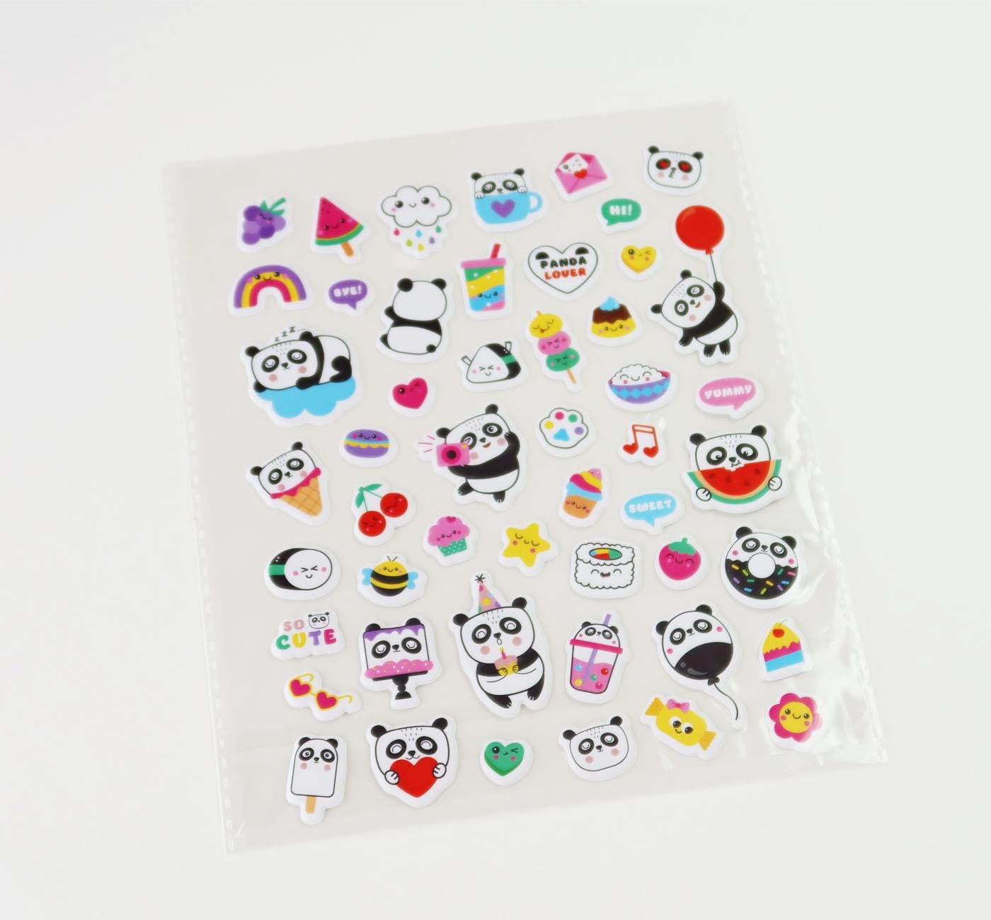 Bam 2149 Hayvan Figürlü Puf  Sticker X12