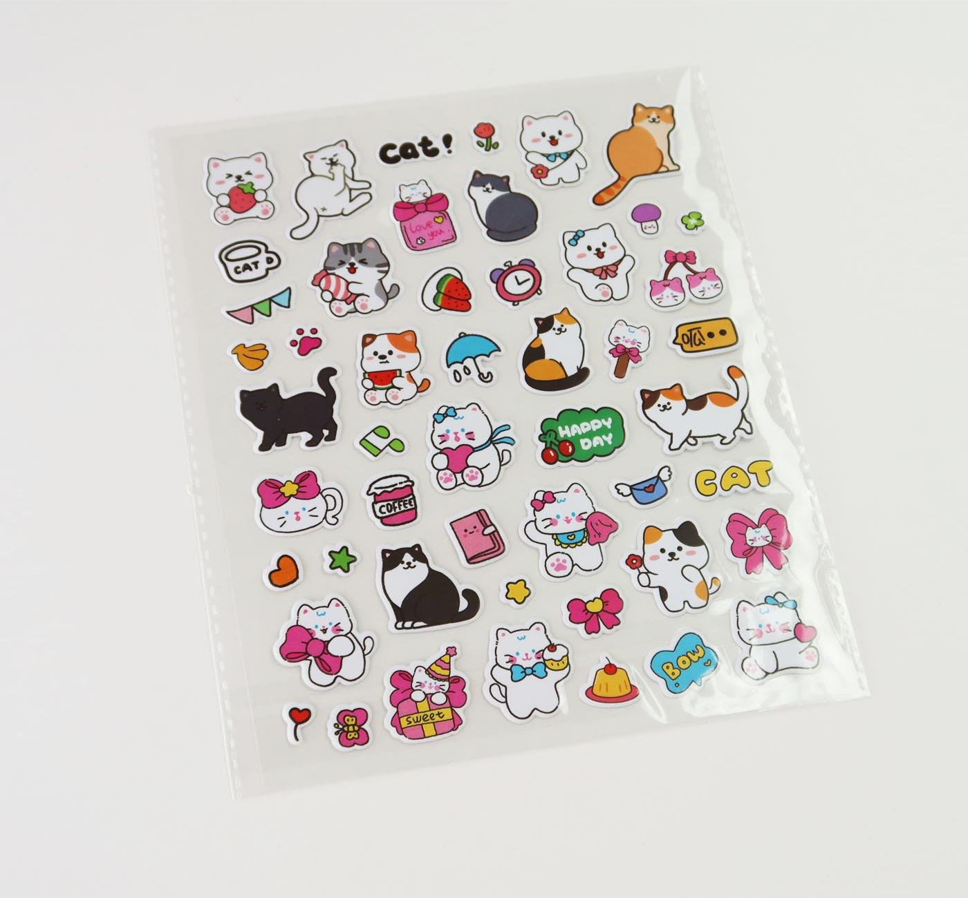 Bam 2149 Hayvan Figürlü Puf  Sticker X12