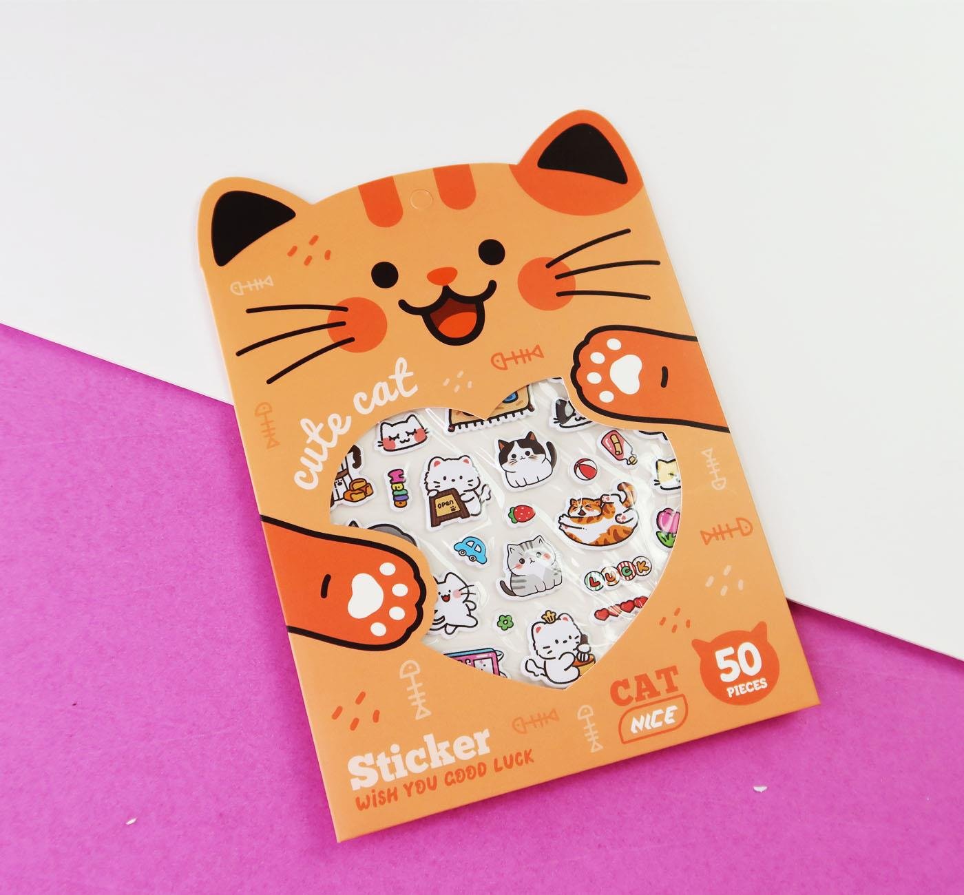 Bam 2149 Hayvan Figürlü Puf  Sticker X12