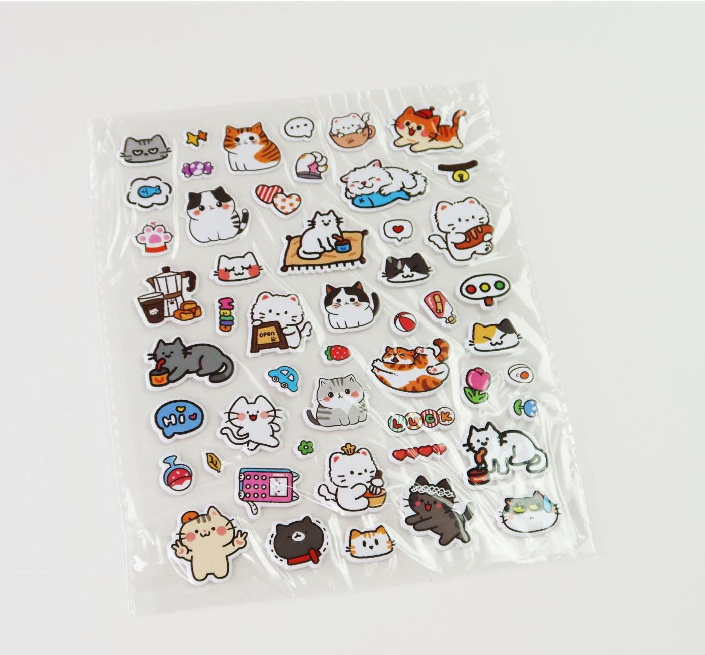 Bam 2149 Hayvan Figürlü Puf  Sticker X12