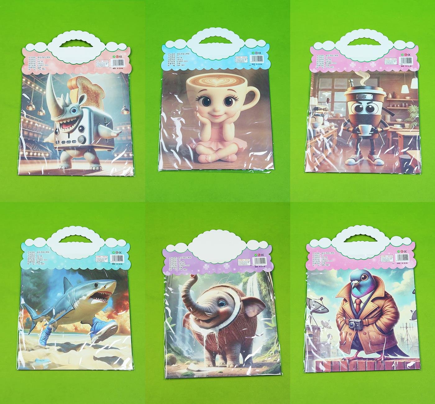 Bam 2176 2 Sayfa Sticker x12