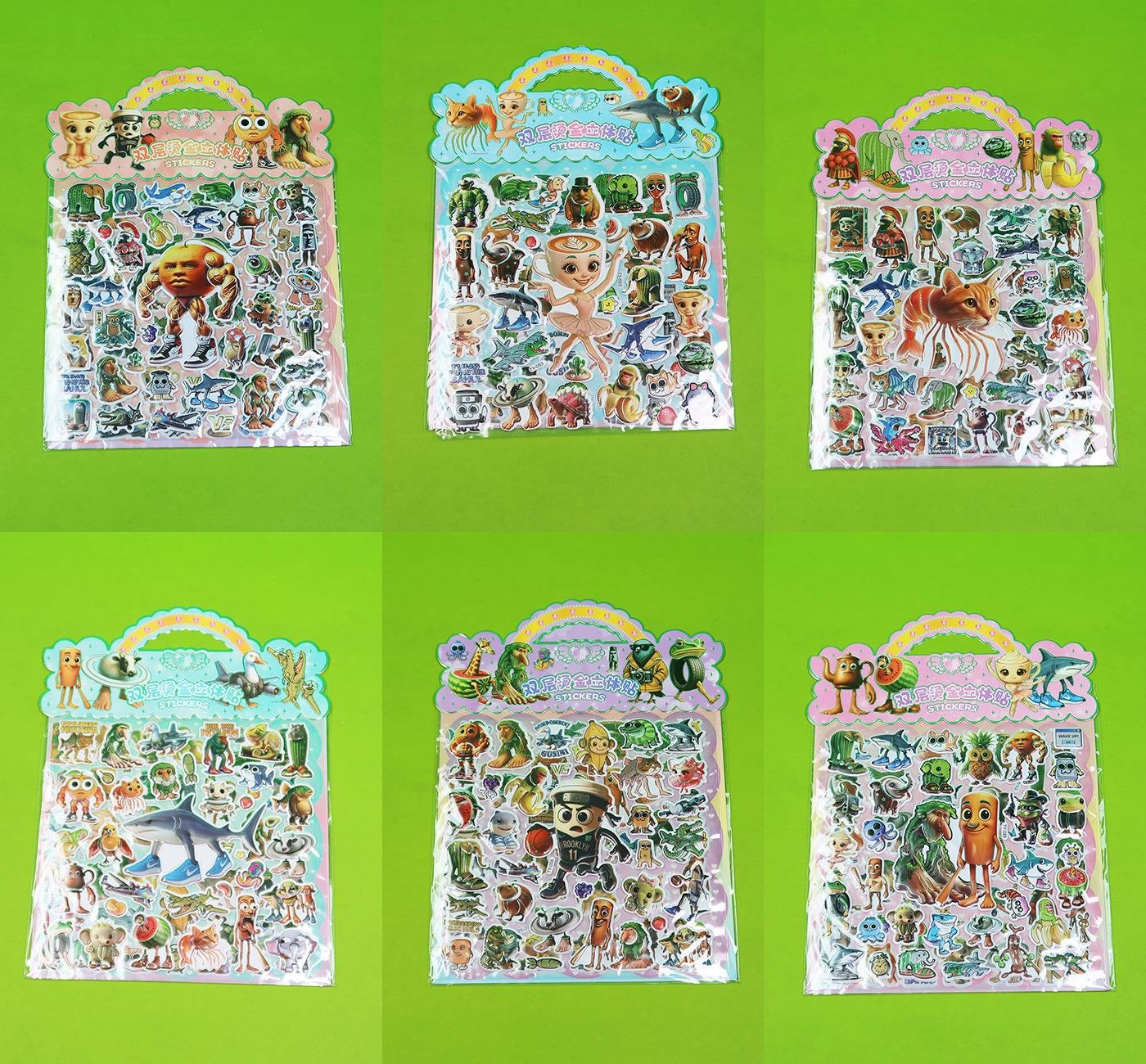 Bam 2176 2 Sayfa Sticker x12